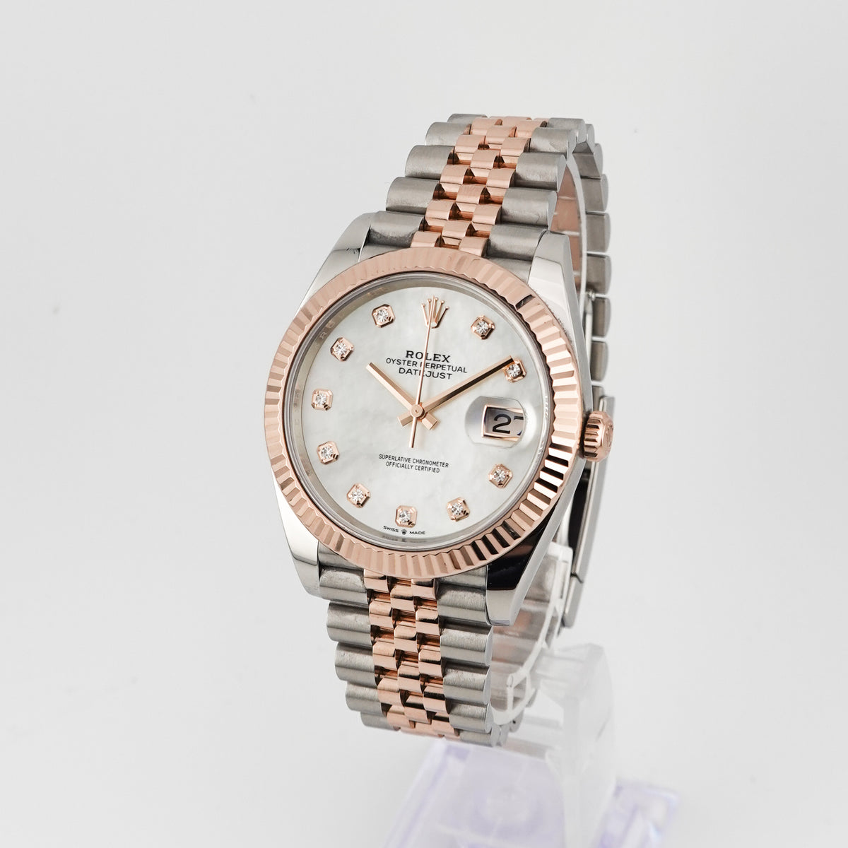 Rolex Datejust 41 "M.O.P. Blatt" Stahl / Roségold 126331  - 2021