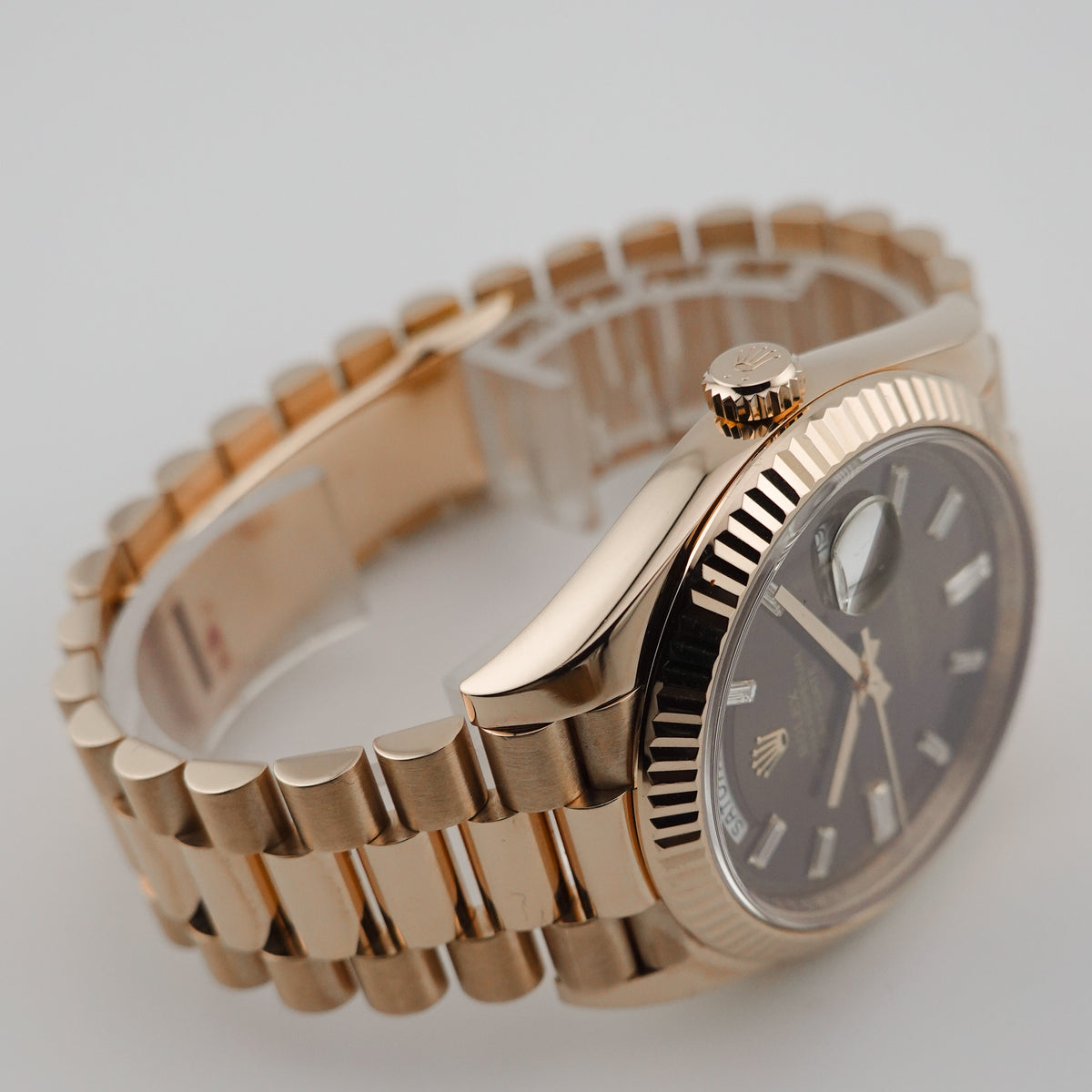 Rolex Day-Date 40 228235 - 2020 Chocolate Baguette Dial