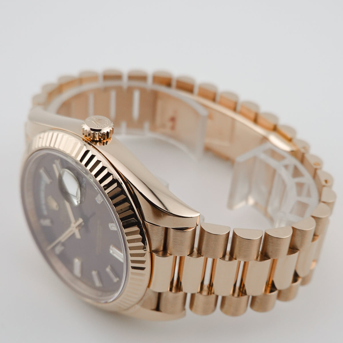Rolex Day-Date 40 228235 - 2020 Chocolate Baguette Dial
