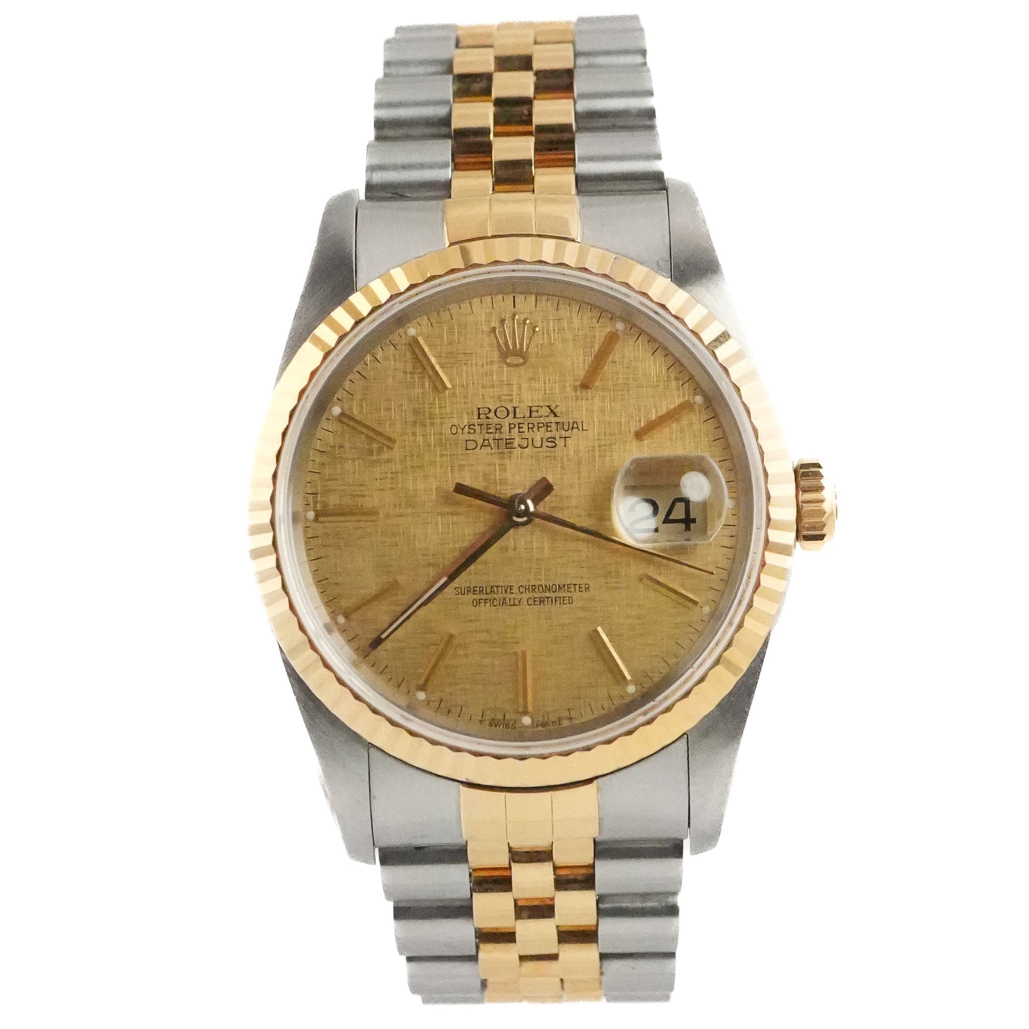 Rolex Datejust 36mm Stahl / Gelbgold 16233 - 1991