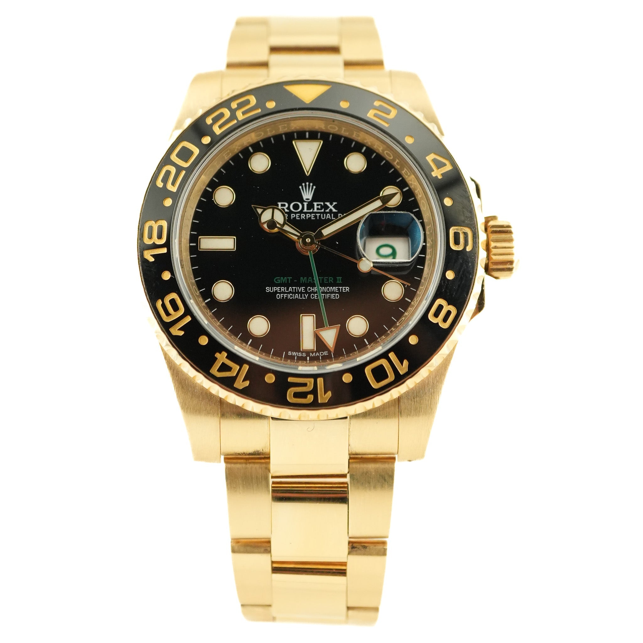 Rolex GMT Master 2 Gelbgold - 116718LN - 2016