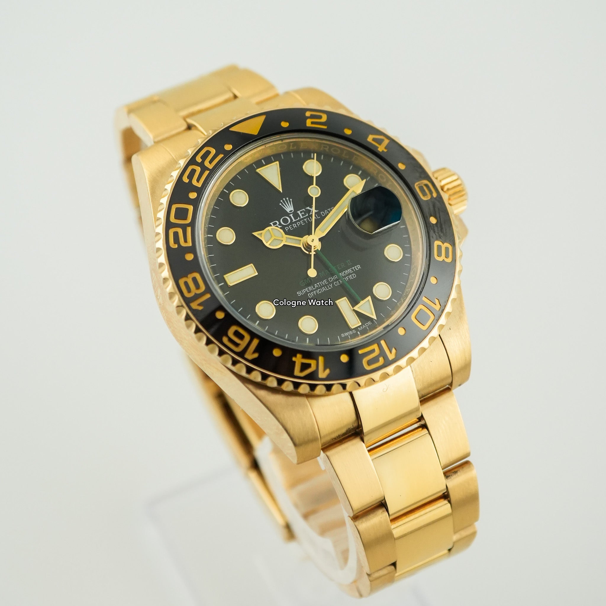 Rolex GMT Master 2 Gelbgold - 116718LN - 2016