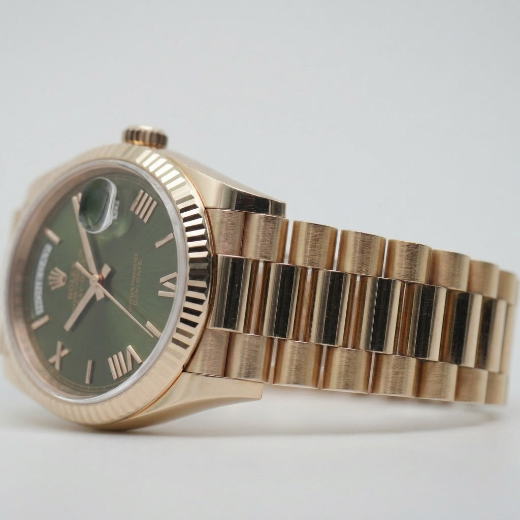 Rolex Day-Date 36 Roségold 128235 - 2025 Olive