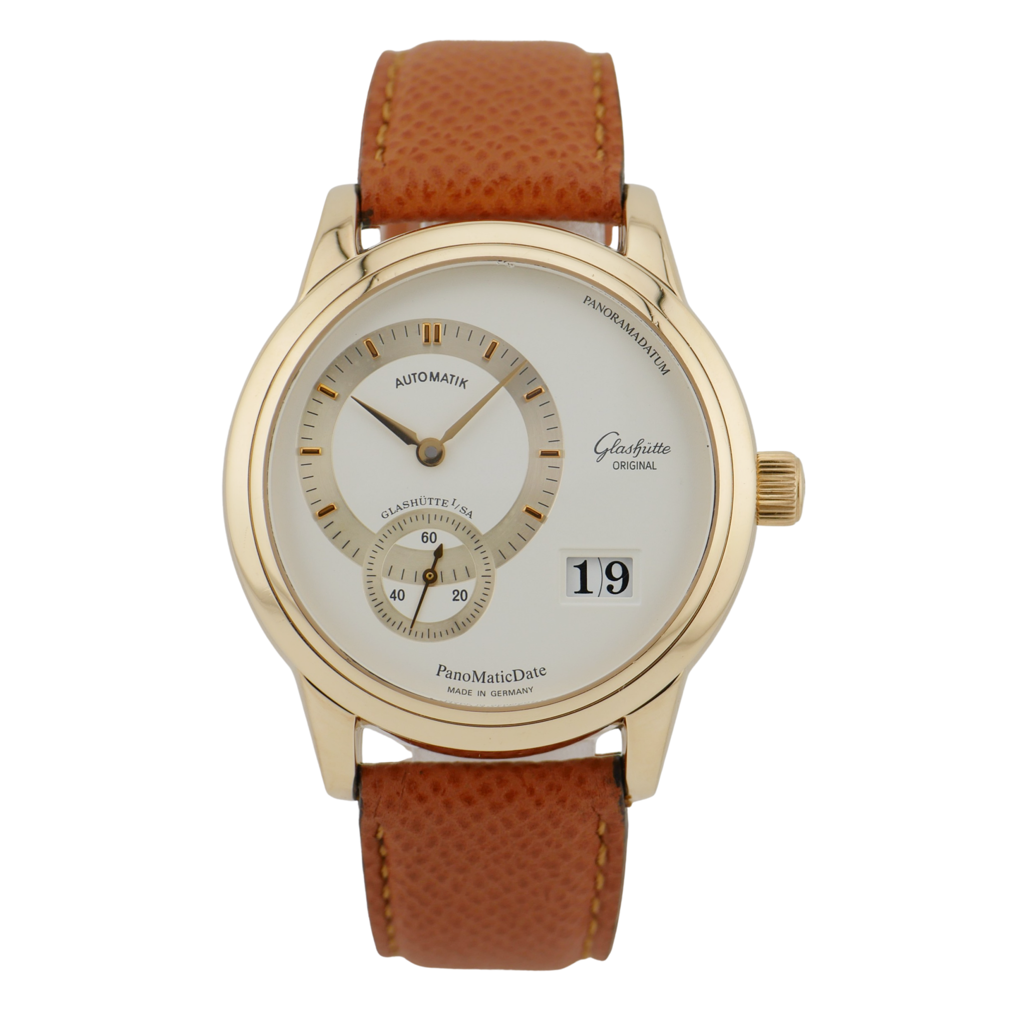 Glashütte Original PanoMatic Date Roségold 90-01-01-01-04