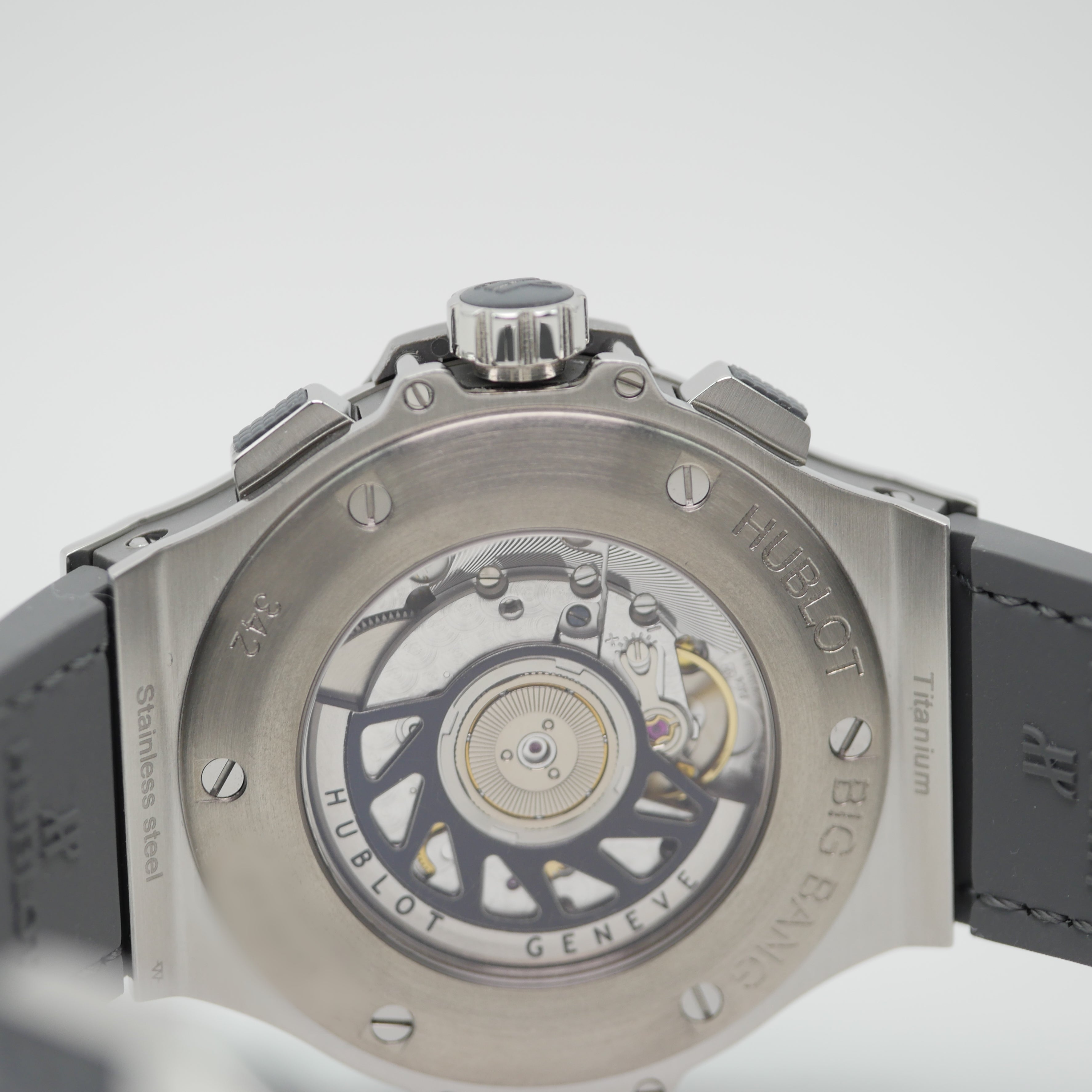 Hublot Big Bang "Earl Grey" Stahl 342.ST.5010.LR.1104 - 2012 ( Hublot serviced 2023 )