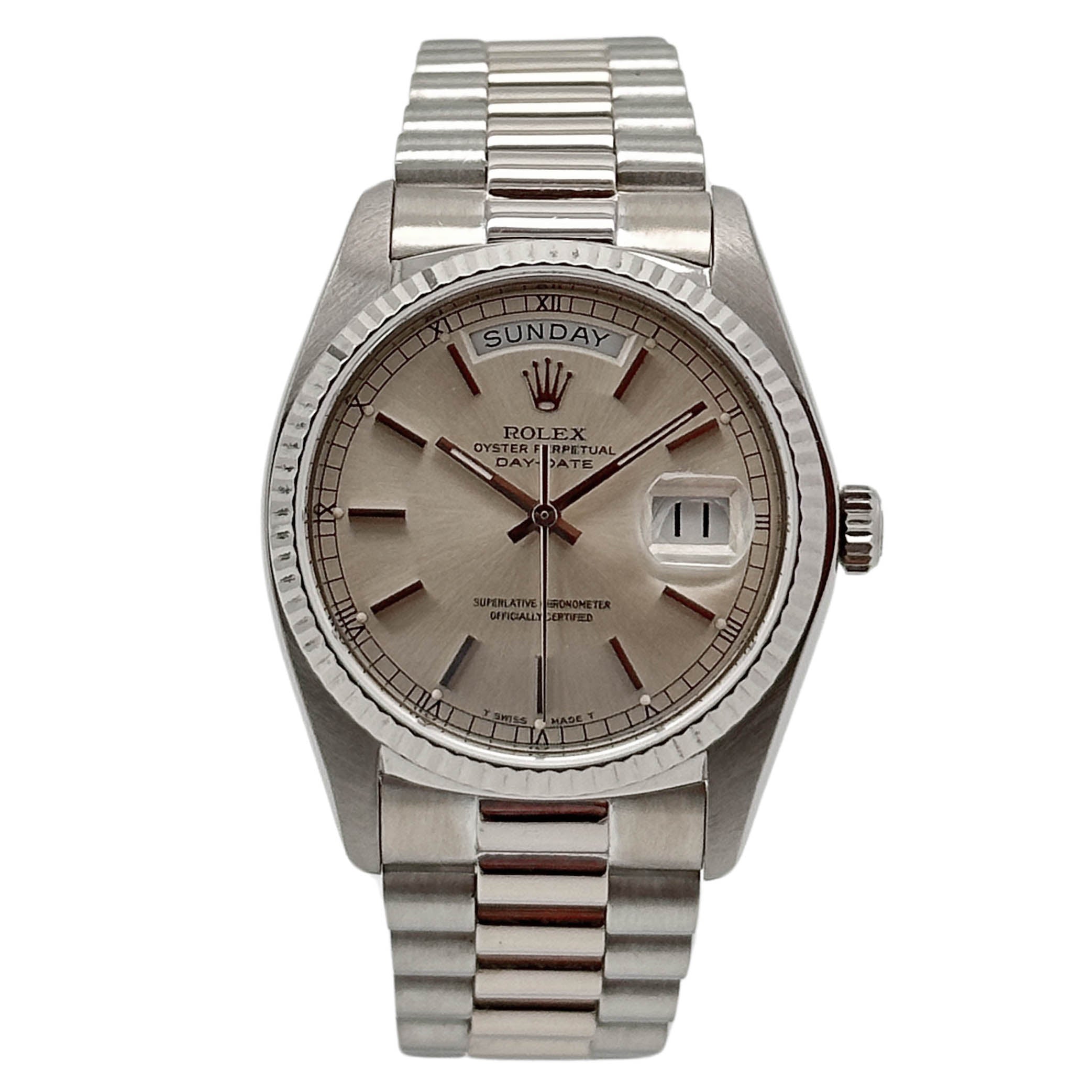 Rolex Day Date 36 Weißgold 18039 - 1980