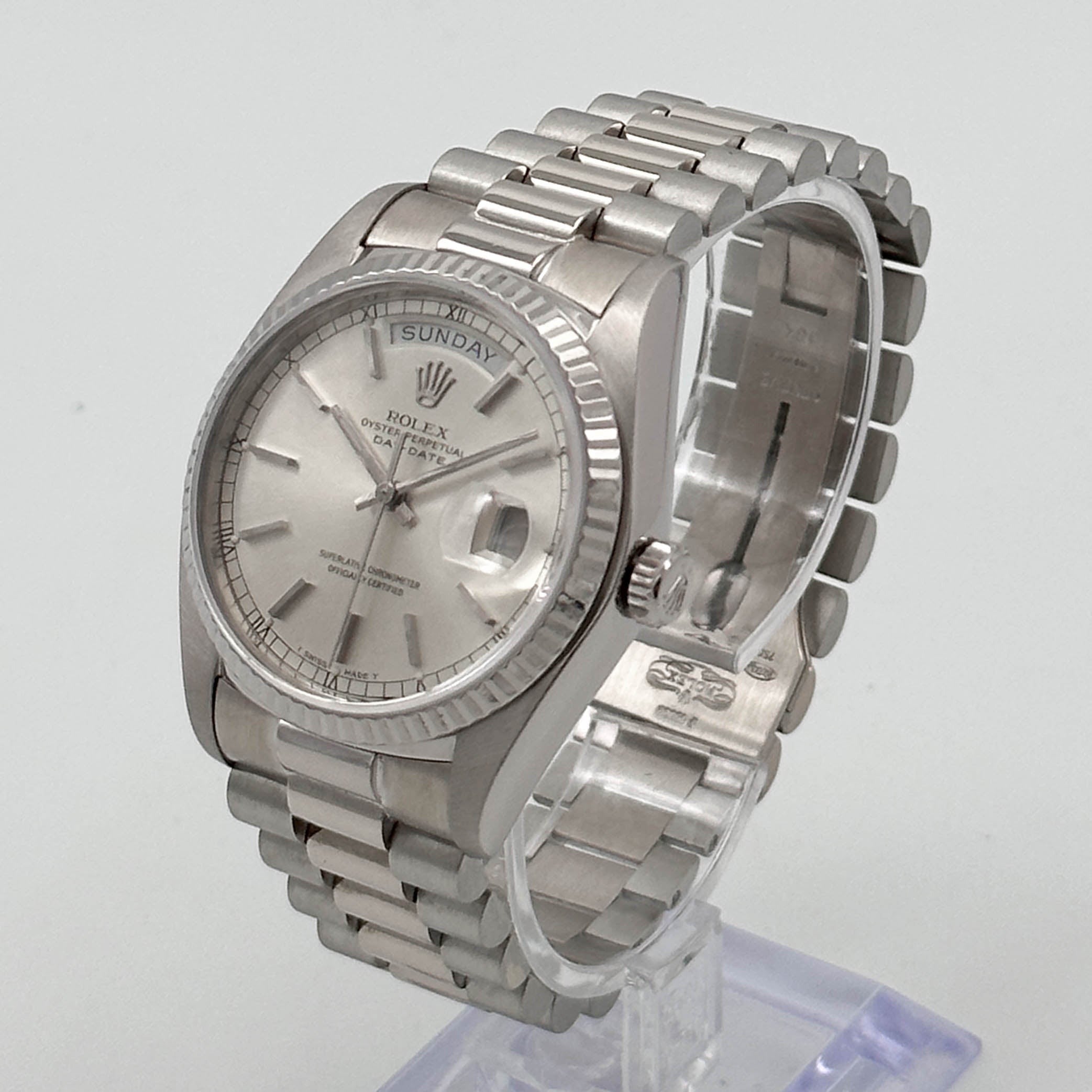Rolex Day Date 36 Weißgold 18039 - 1980