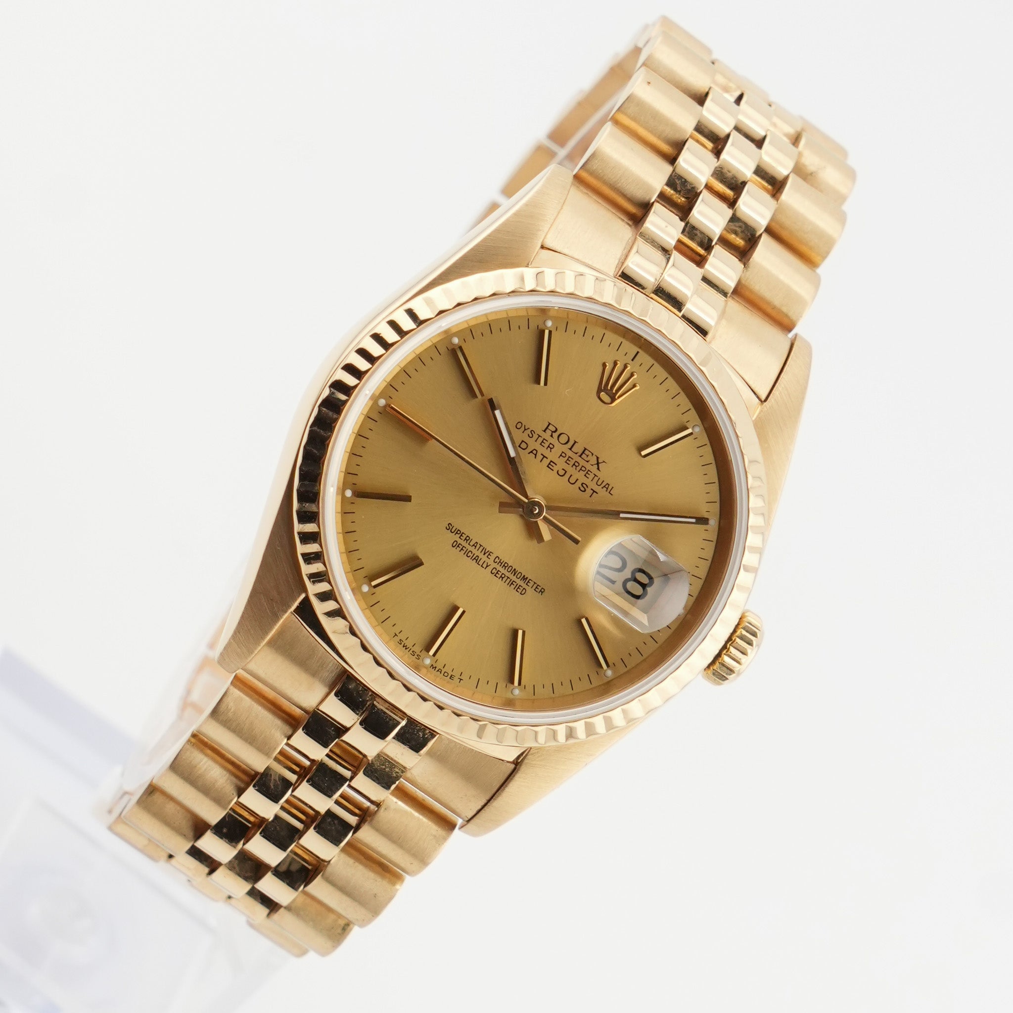 Rolex Datejust 36 Gelbgold 16238 - 1989