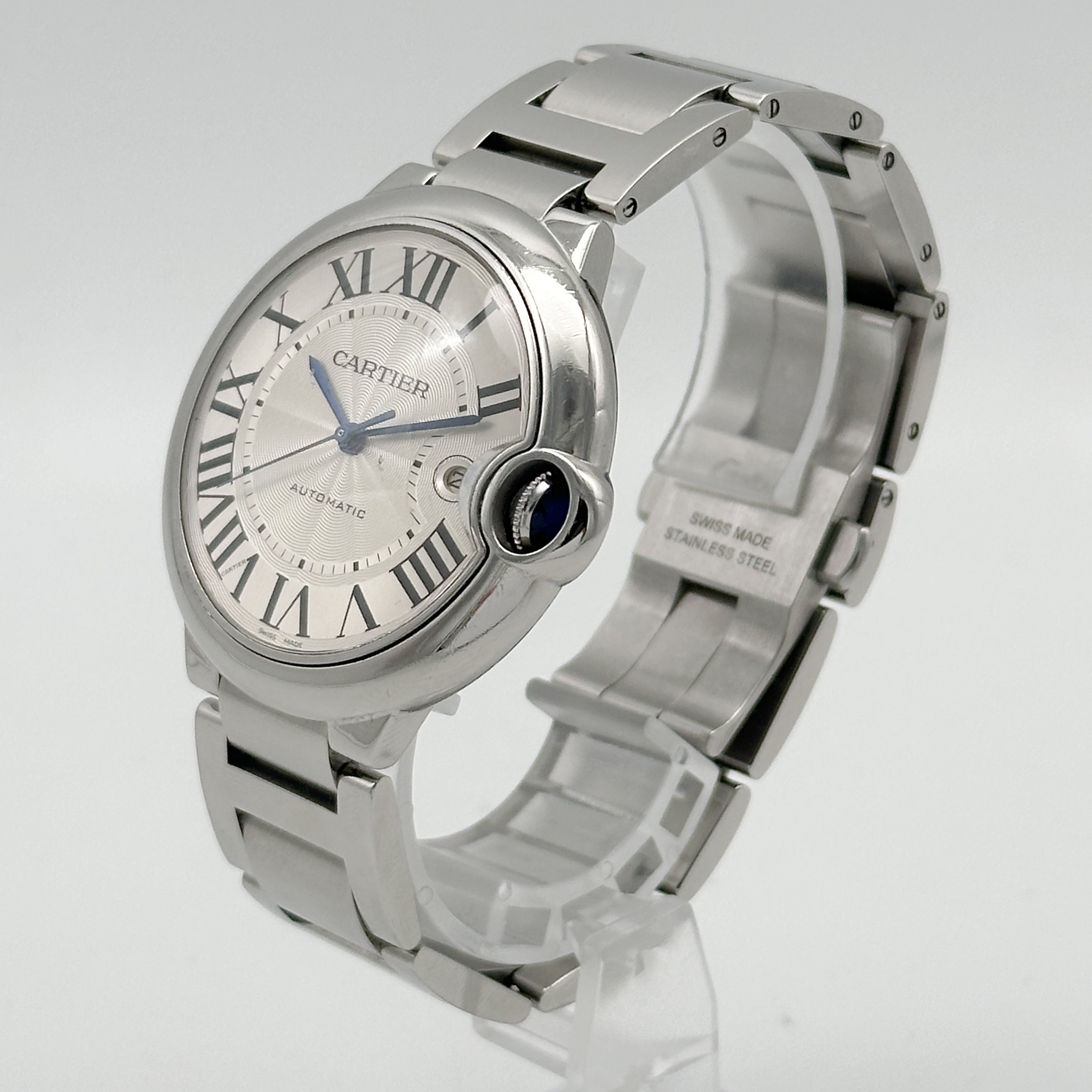 Cartier Balloon Blue Steel 3001 