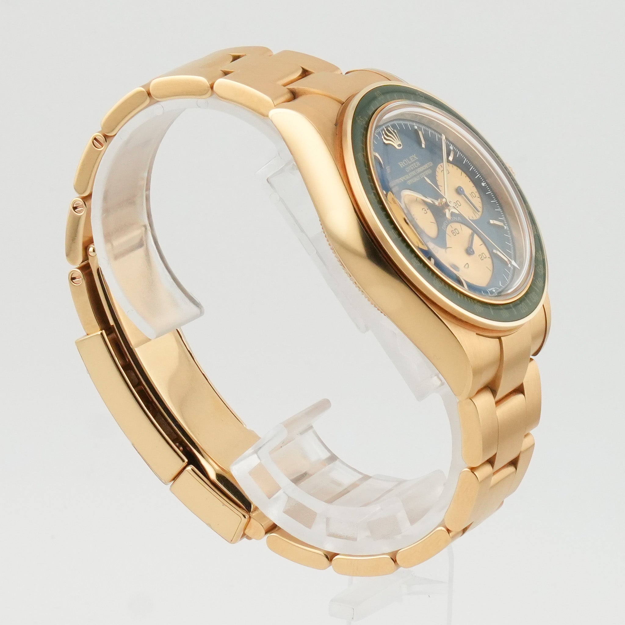 Rolex Daytona Yellow Gold Green Artisans de Geneve "Honey Green Challenge" yellow gold