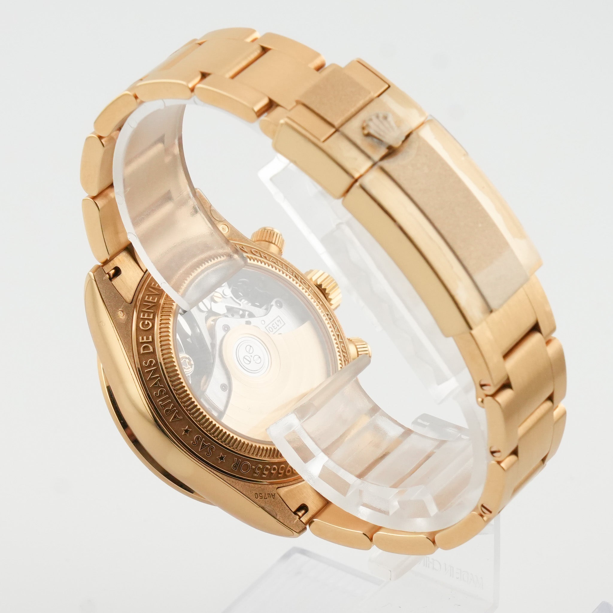 Rolex Daytona Yellow Gold Green Artisans de Geneve "Honey Green Challenge" yellow gold