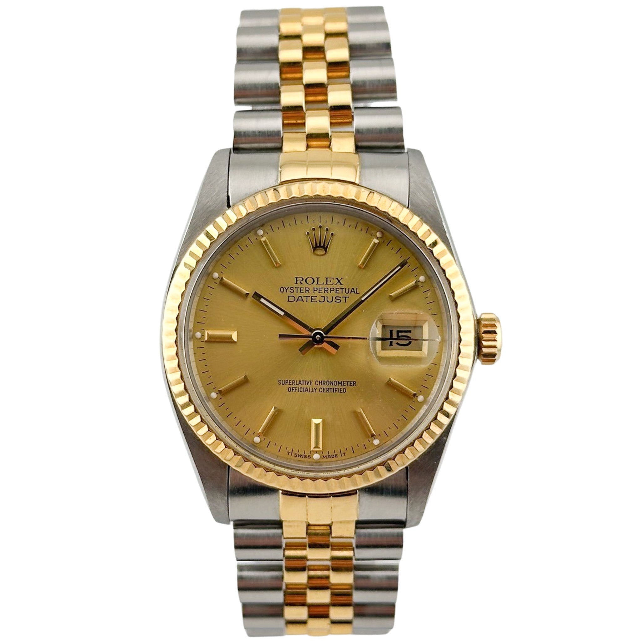 Rolex Datejust 36 - 16013 Stahl/Gold - 1985