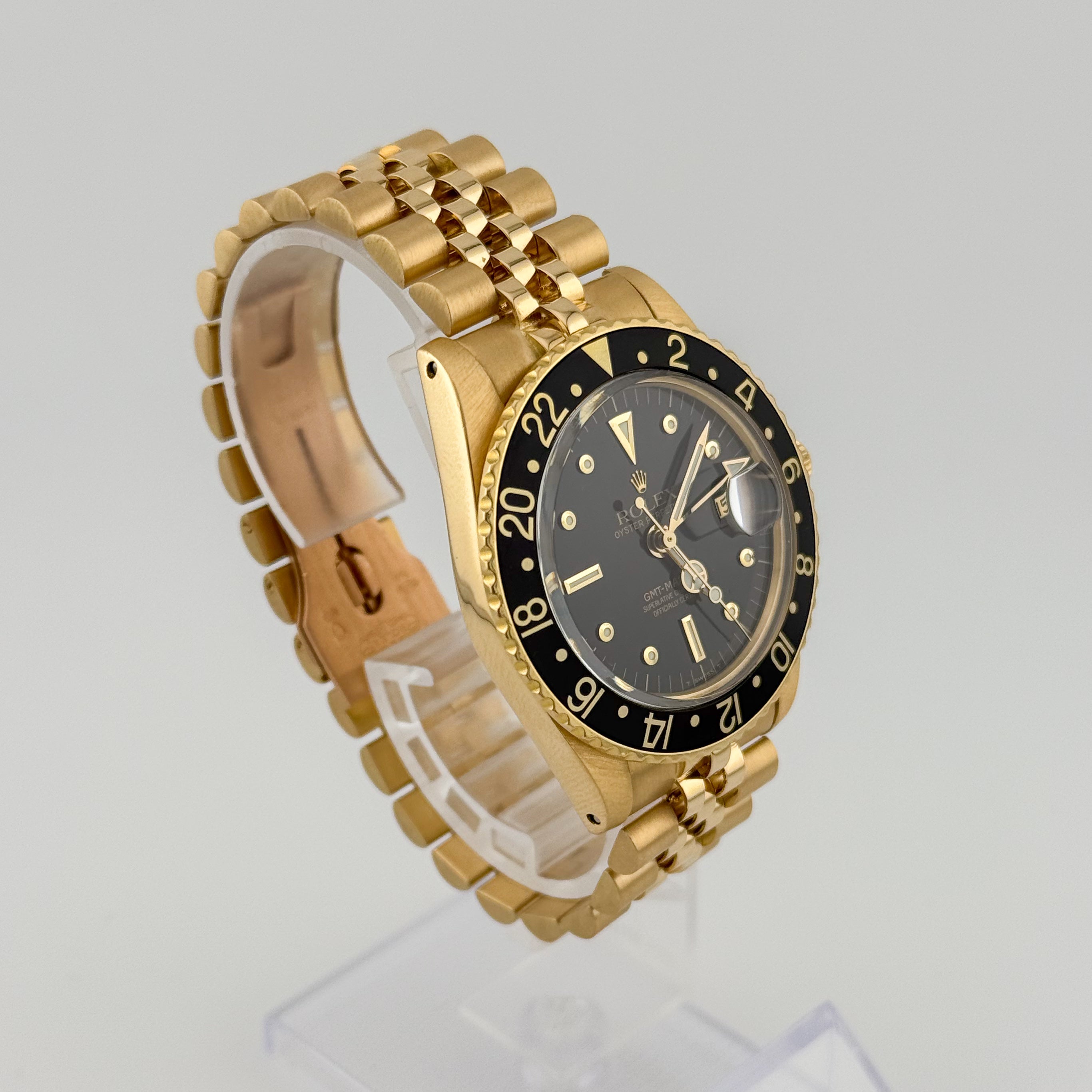 Rolex GMT-Master 1675 Gelbgold Nipple Dial