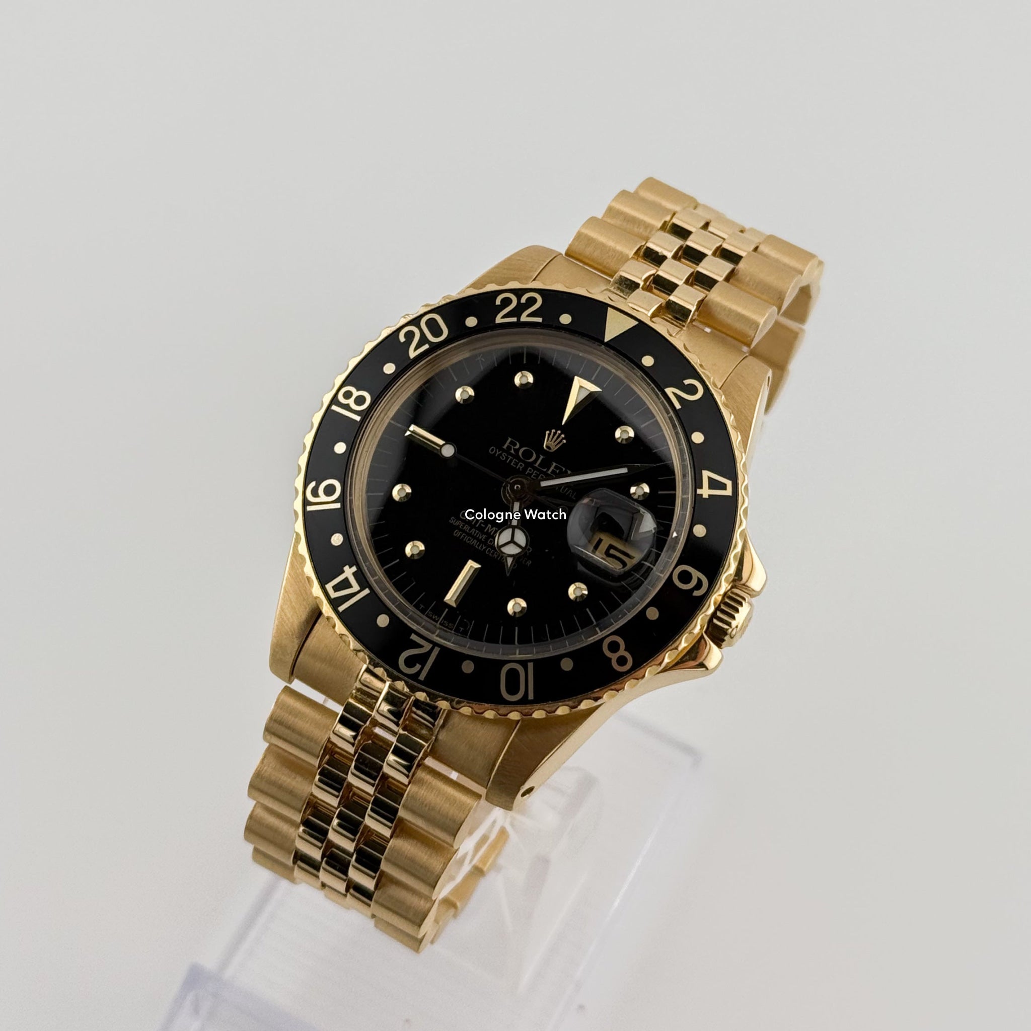 Rolex GMT-Master 1675 Gelbgold Nipple Dial