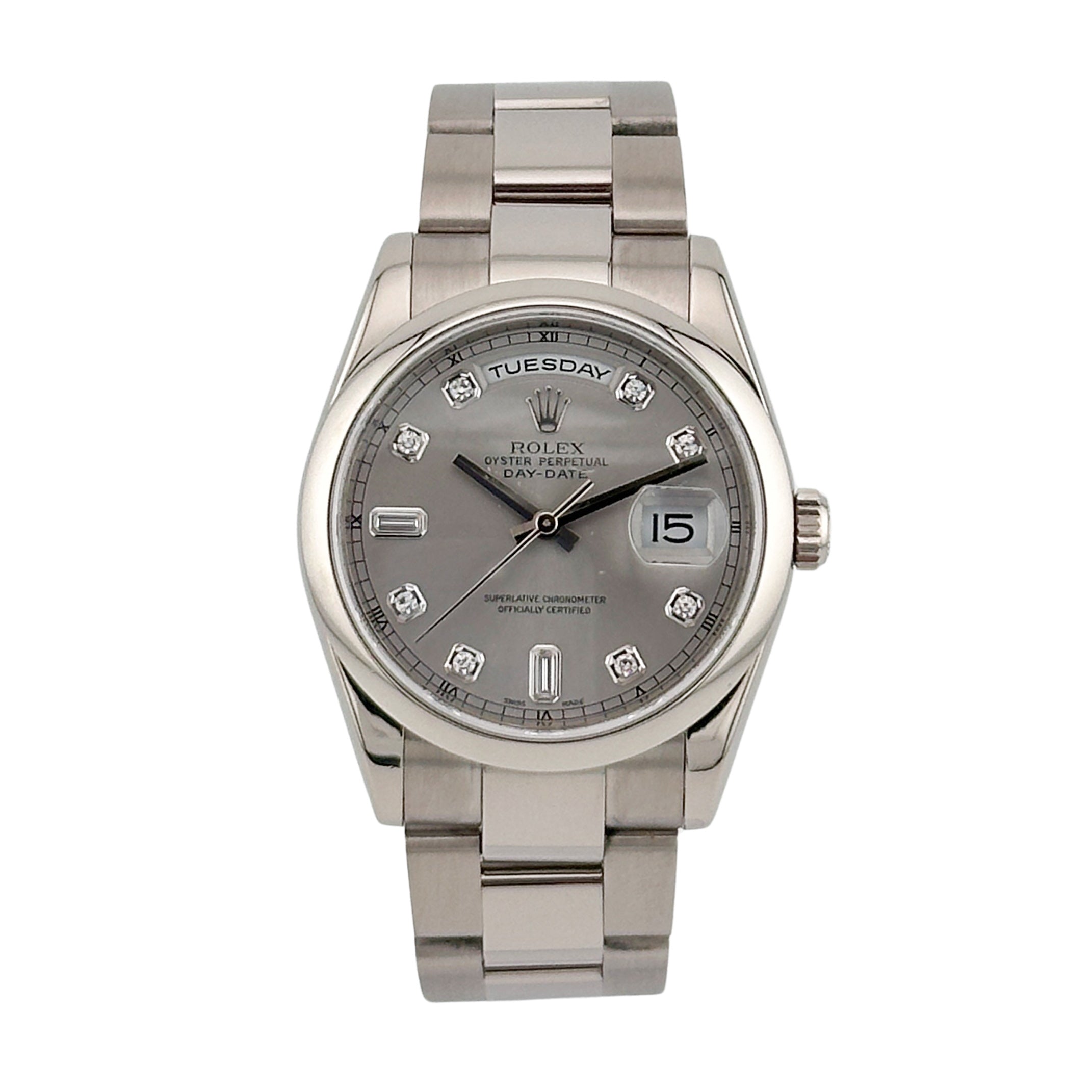 Rolex Day-Date 36 Weißgold 118209- 2006