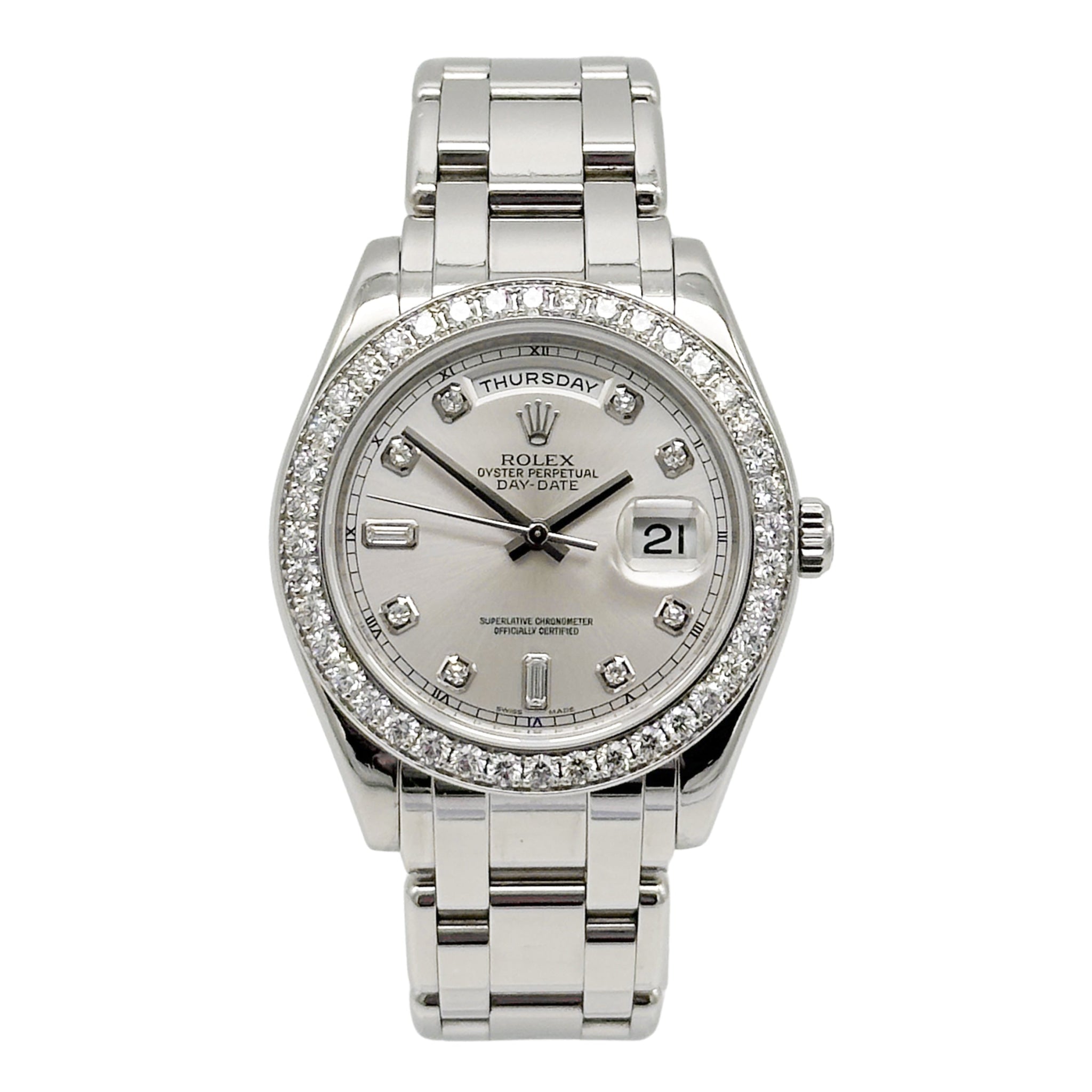 Rolex Day-Date 36 Masterpiece Platin 18946 - 2009