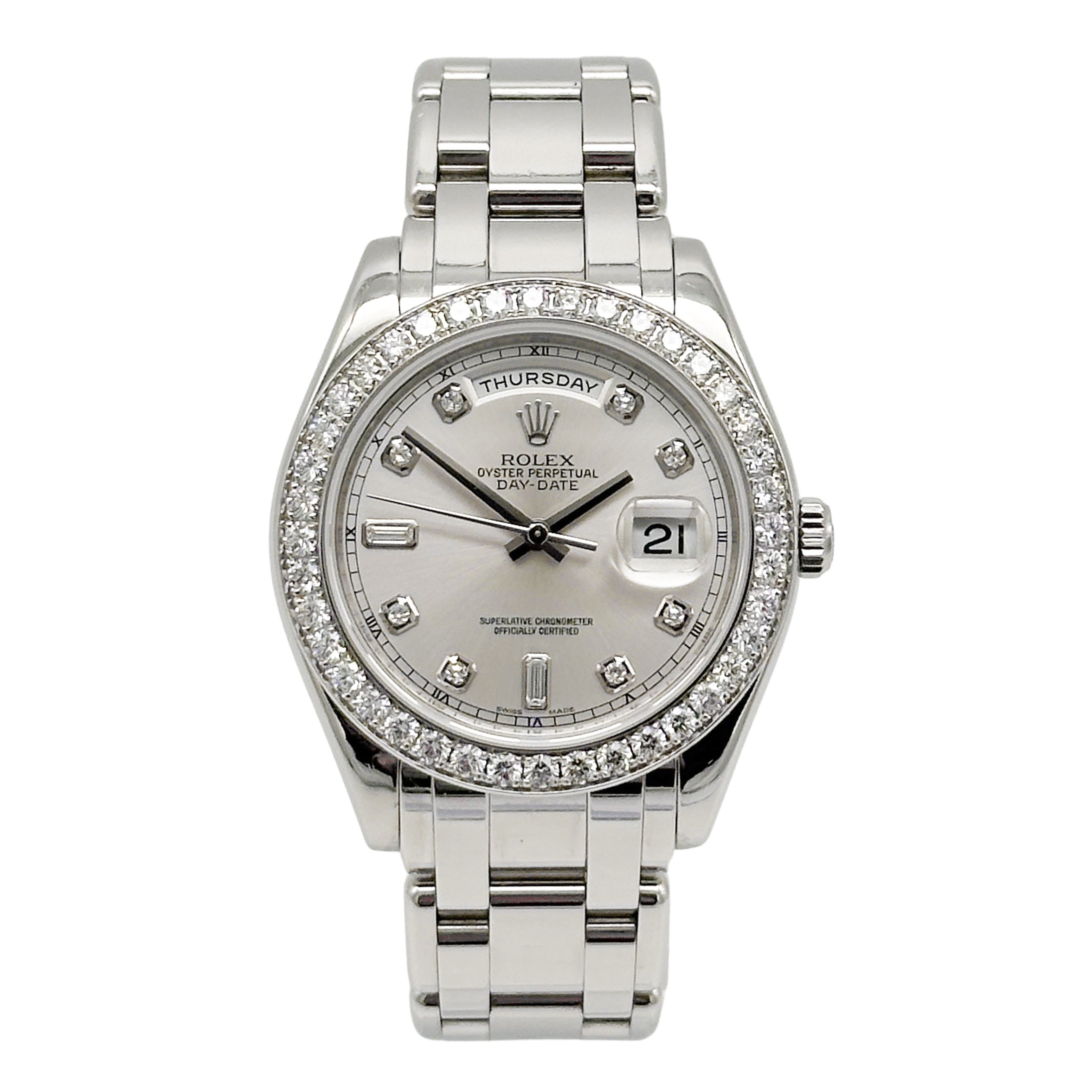Rolex Day-Date 36 Masterpiece Platin 18946 - 2009