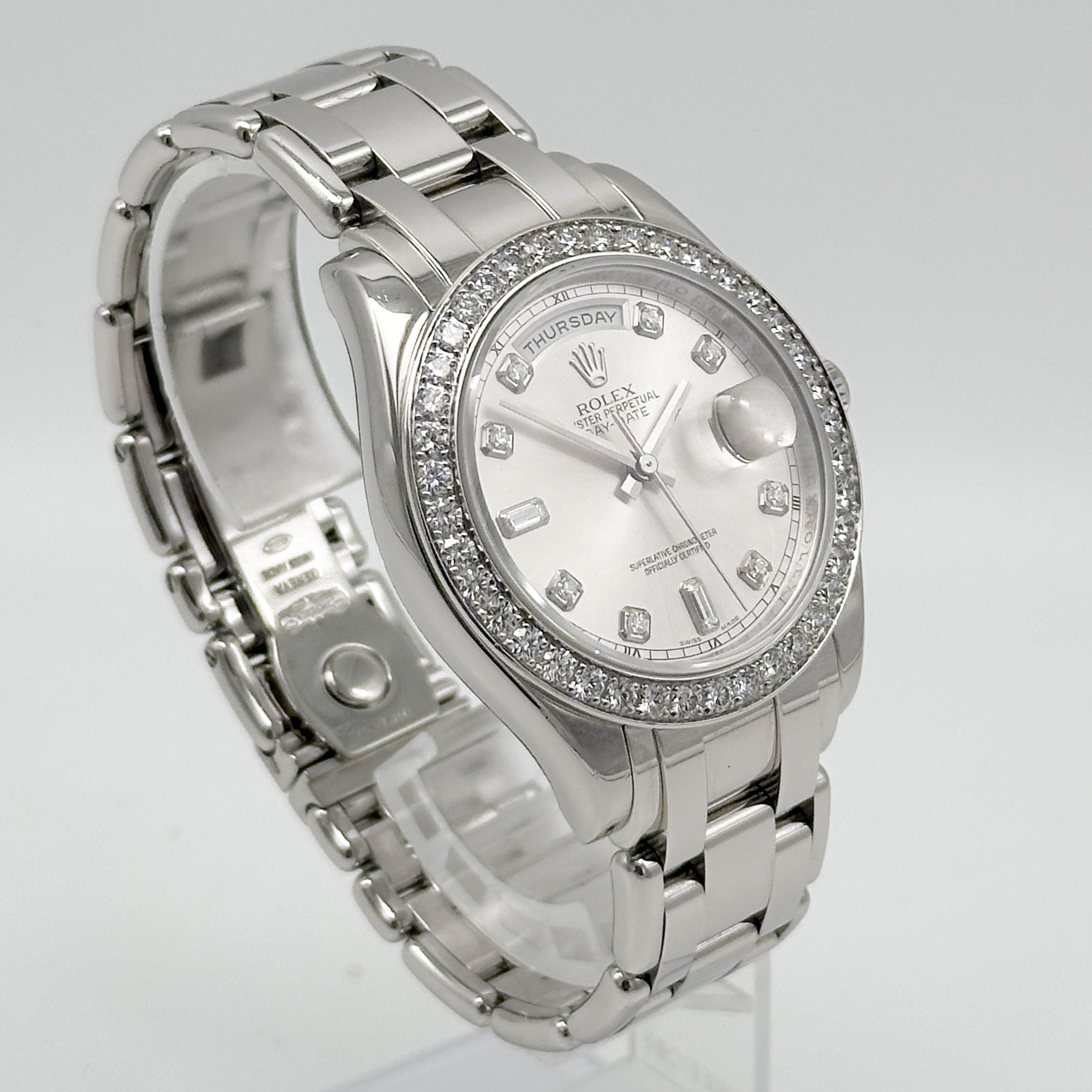 Rolex Day-Date 36 Masterpiece Platin 18946 - 2009