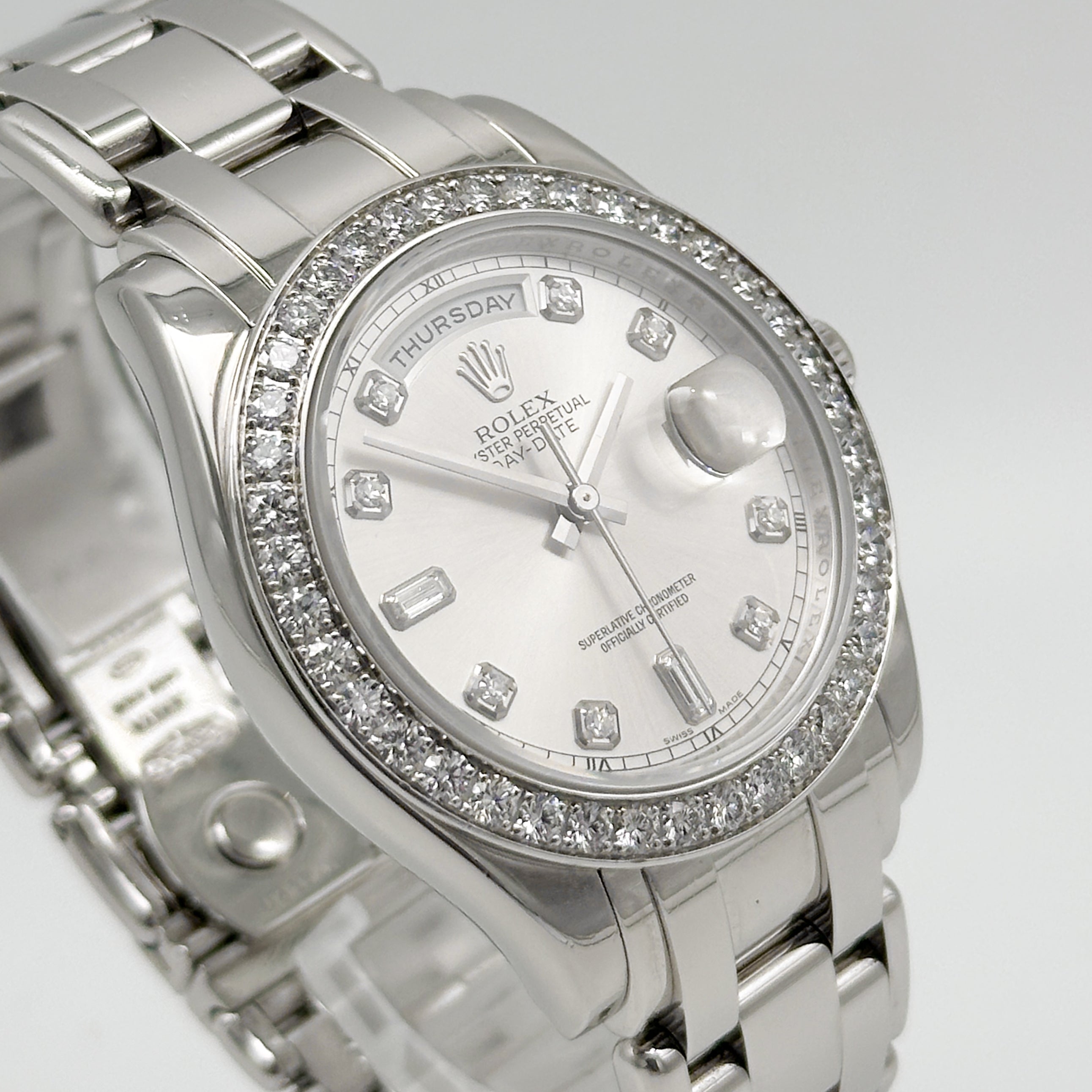 Rolex Day-Date 36 Masterpiece Platin 18946 - 2009