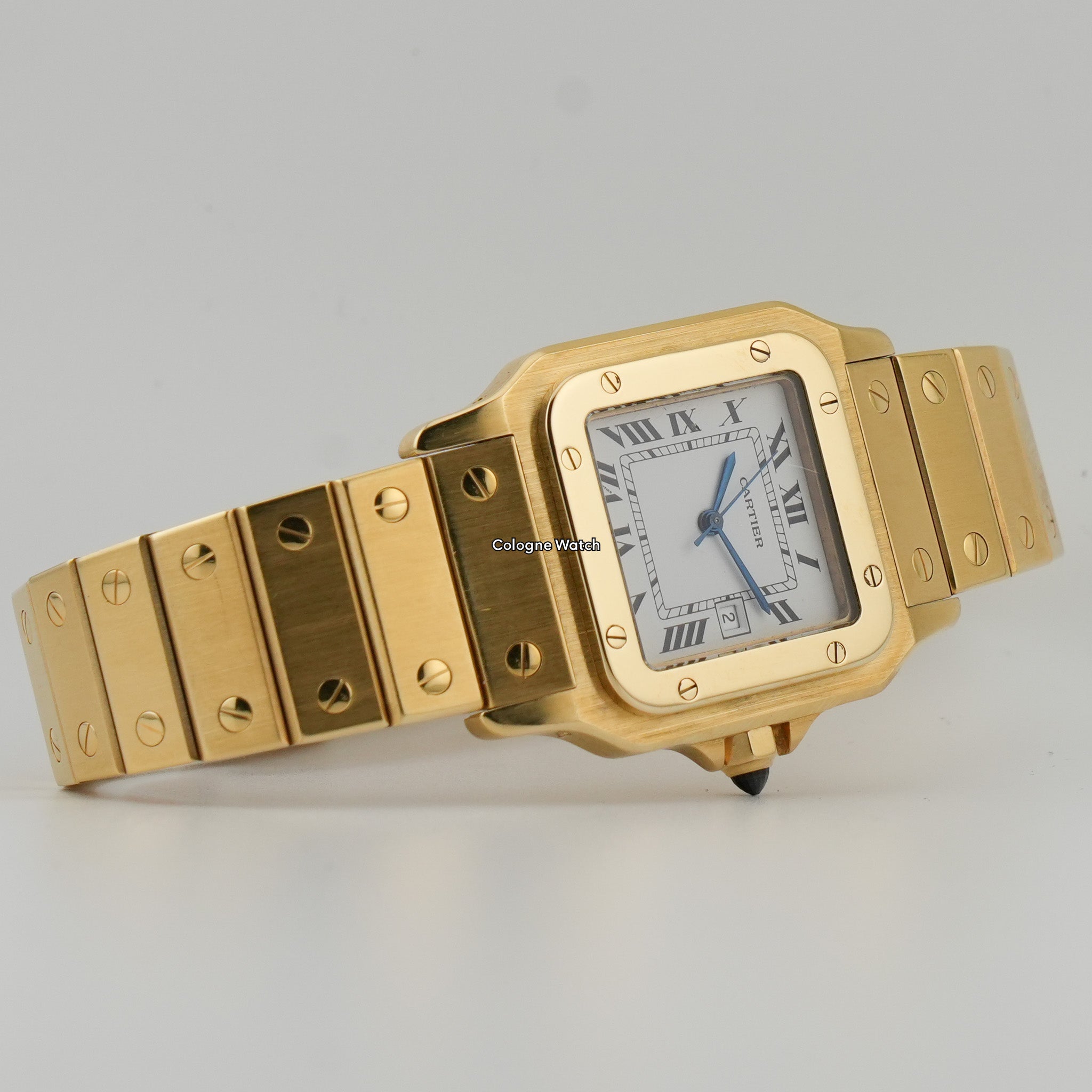 Cartier Santos Carree Gelbgold 2960 - 1986 Men´s Size