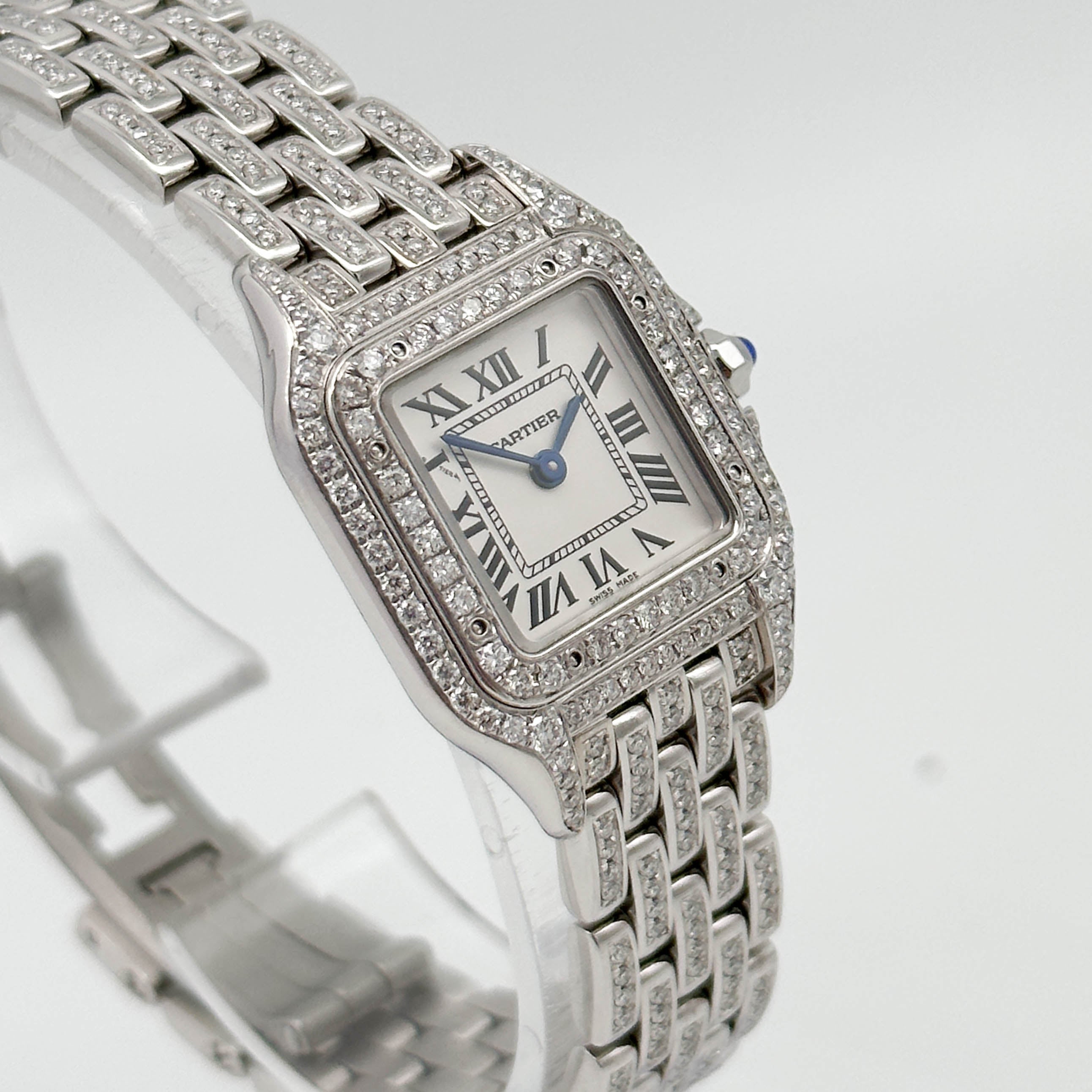 Cartier Panthere Stahl Iced Out WSPN0006