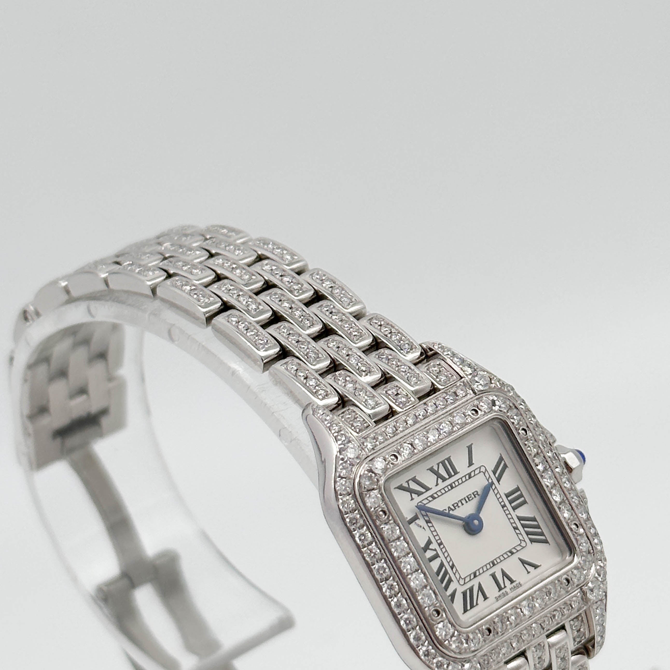 Cartier Panthere Stahl Iced Out WSPN0006