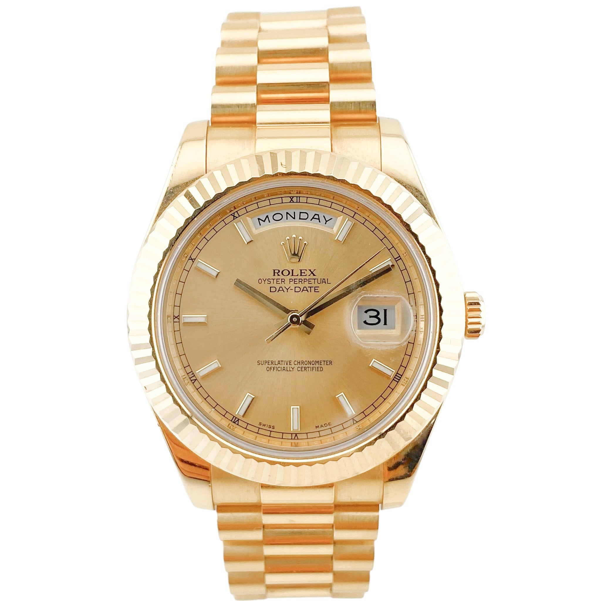 Rolex Day-Date II Gelbgold - 218238