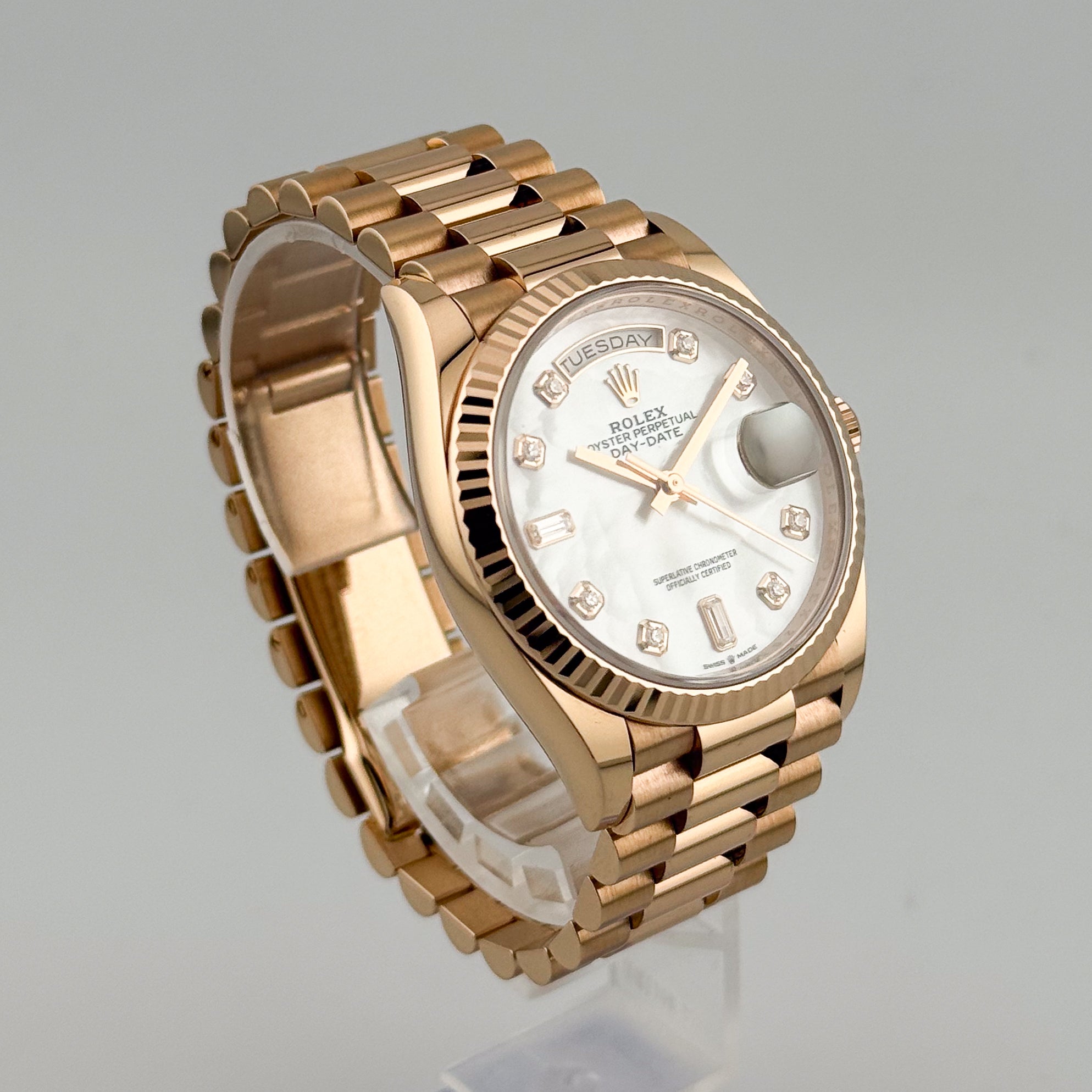 Rolex Day-Date 36 Rosegold MOP Dial 128235 - 2021
