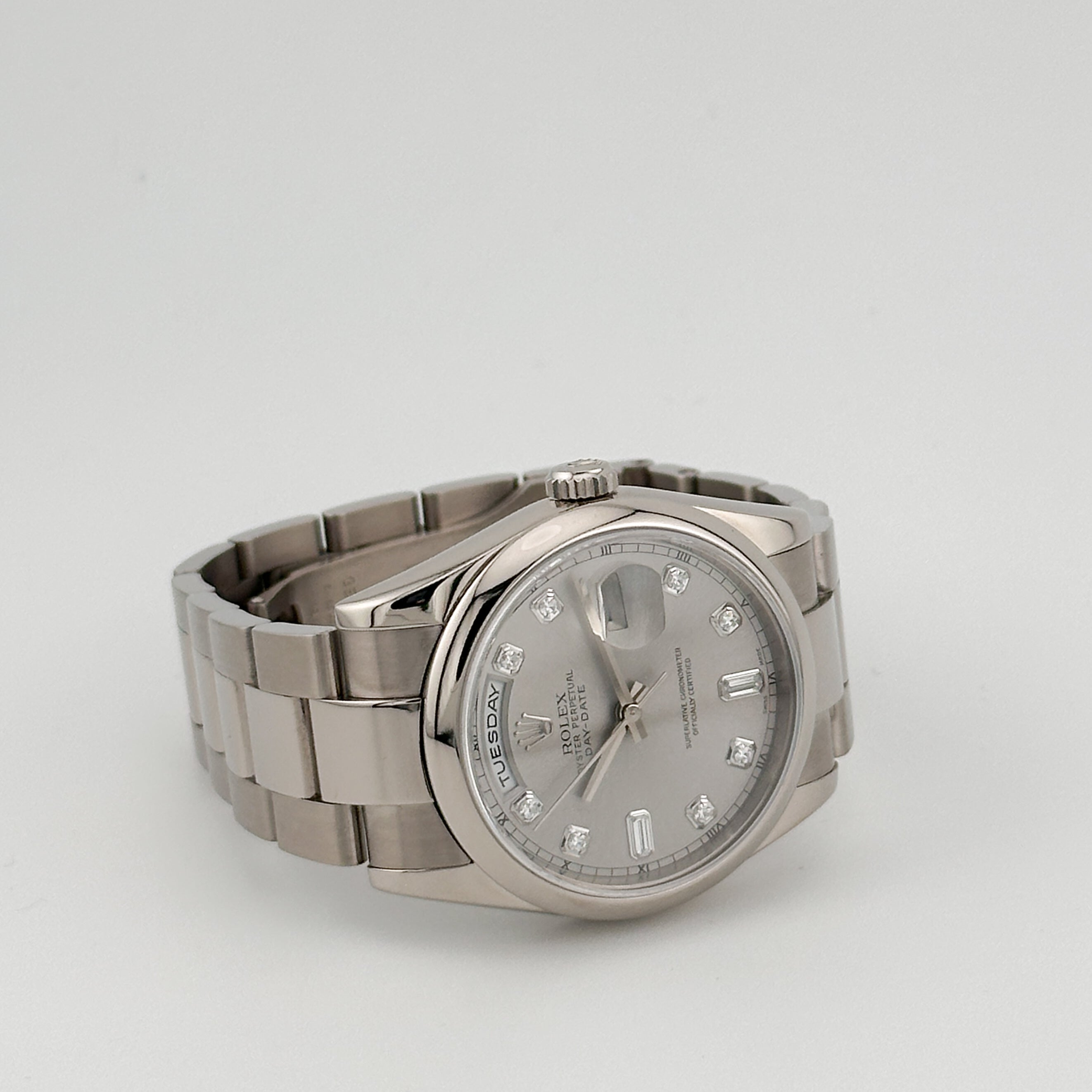 Rolex Day-Date 36 White Gold 118209- 2006 