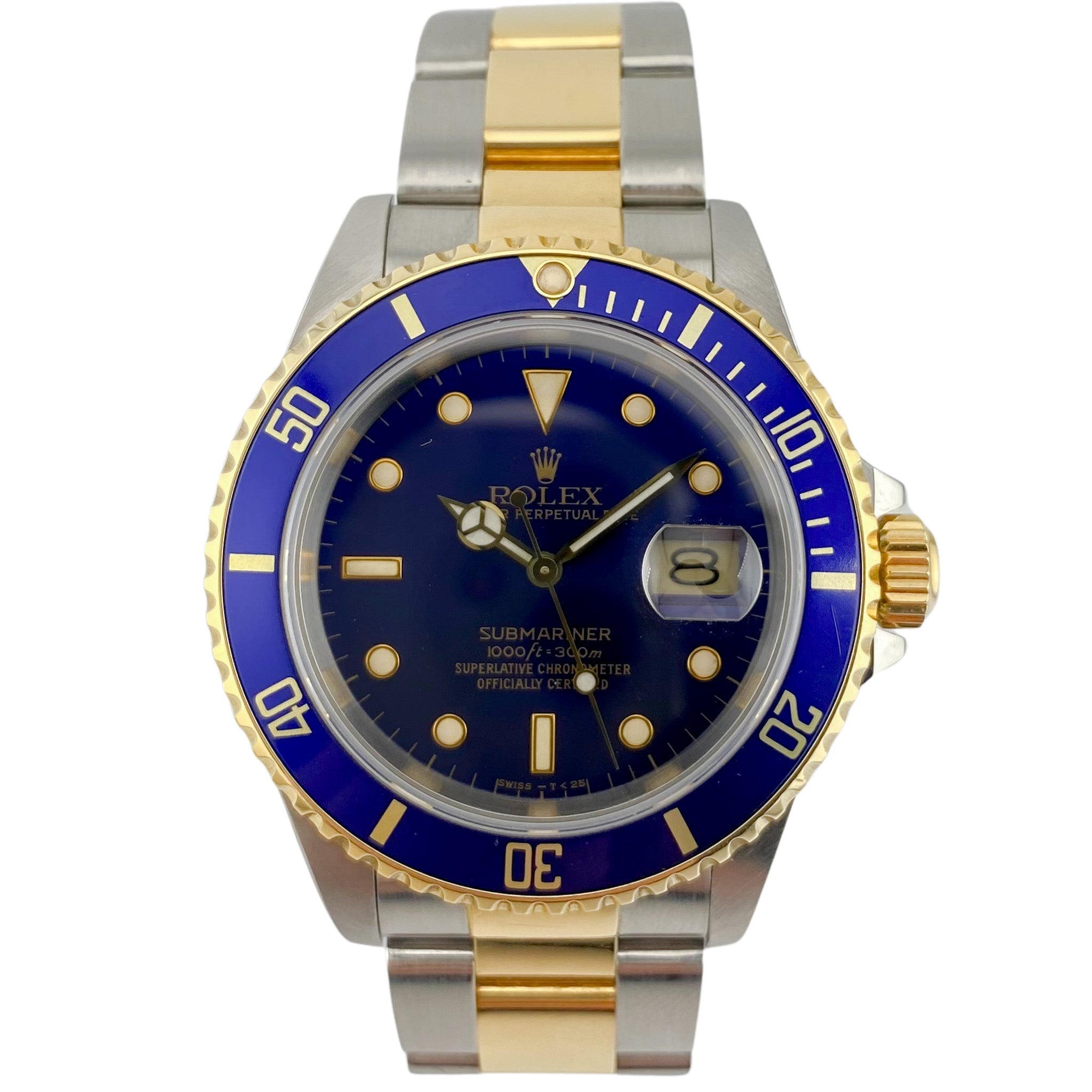 Rolex Submariner Date Stahl / Gelbgold 16613 - 1990