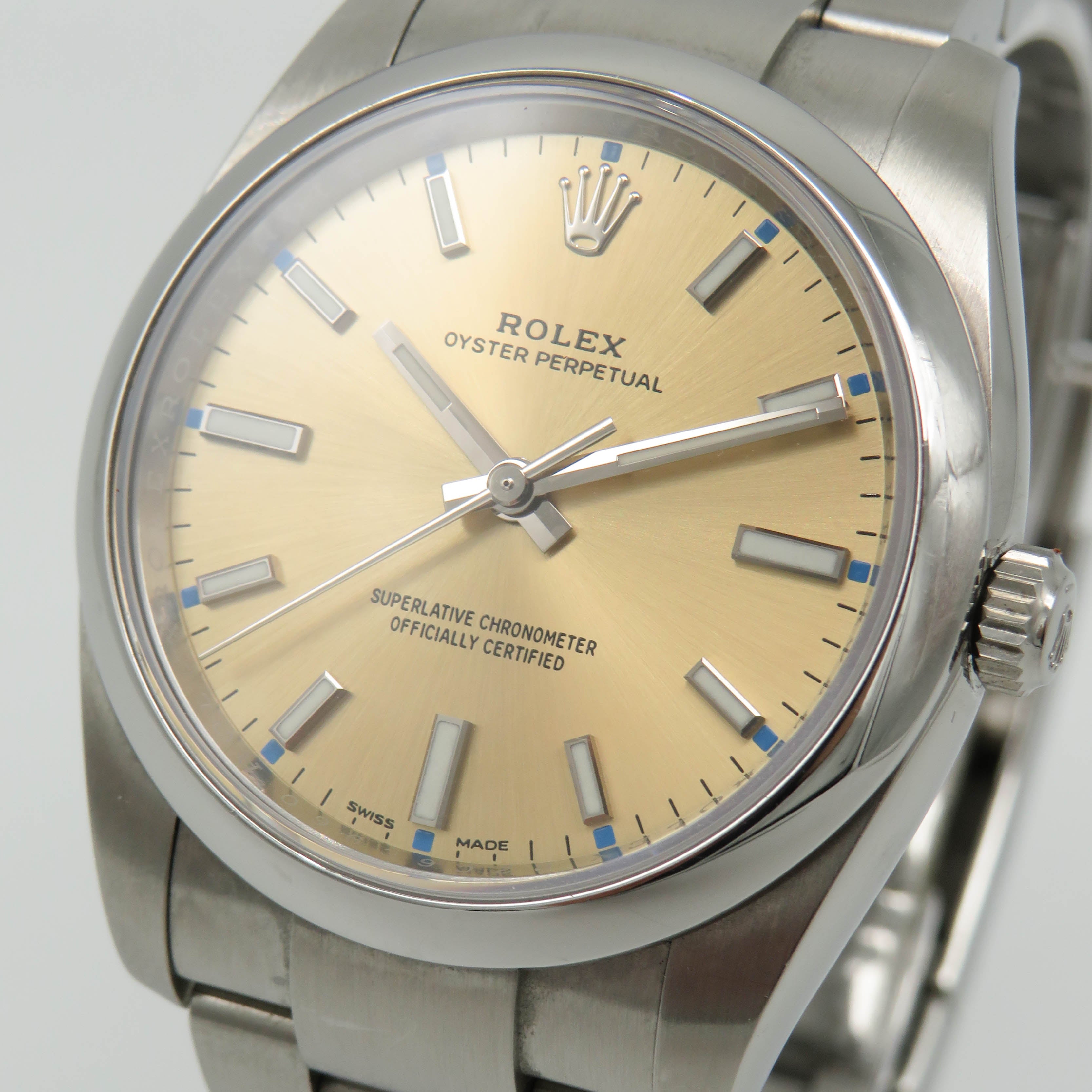 Rolex Oyster Perpetual 34 Stahl 114200 - 2018