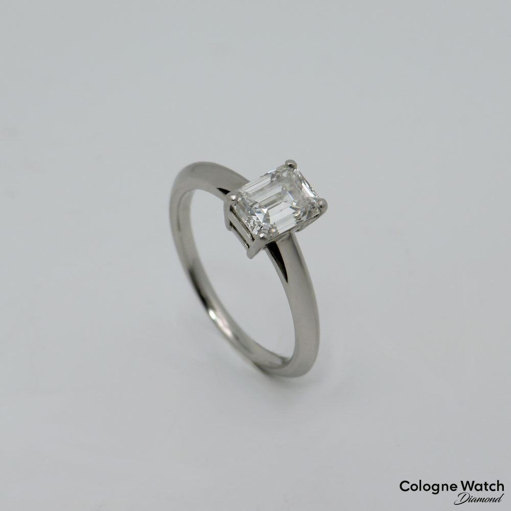 Tiffany & Co. Ring Solitärring mit 1,15ct G-vvs2 Diamant in 950`er Platin Gr. 54