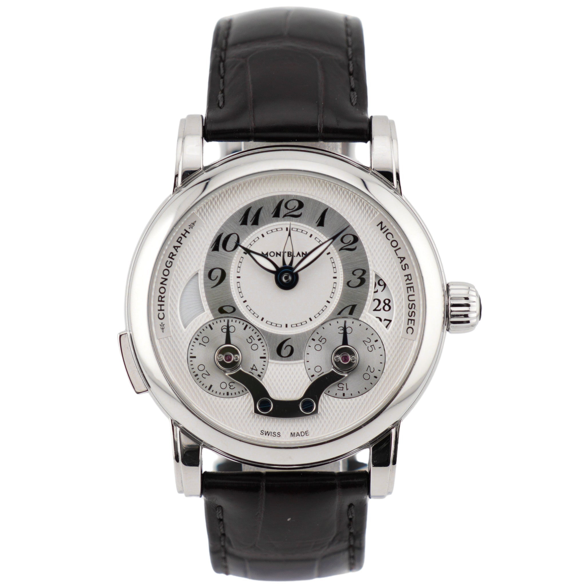 Montblanc Nicolas Rieussec Chronograph Stahl 106487 - 2016