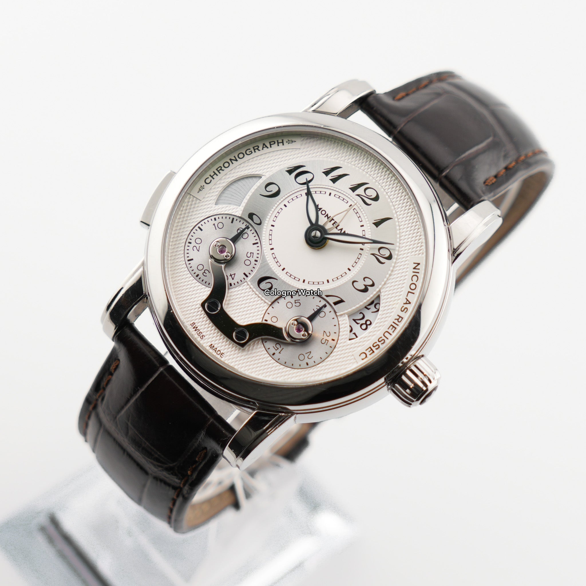 Montblanc Nicolas Rieussec Chronograph Stahl 106487 - 2016