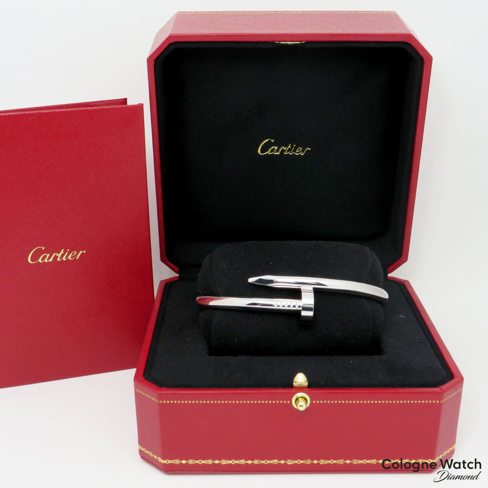 Cartier Juste Un Clou Armreif neues Modell in 750/18K Weißgold Gr. 20