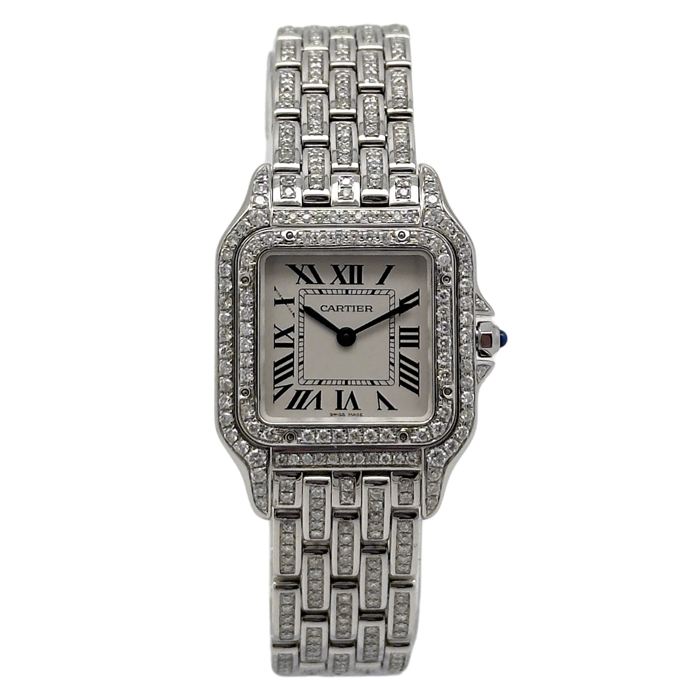 Cartier Panthère Stahl Iced Out WSPN007 - 2019
