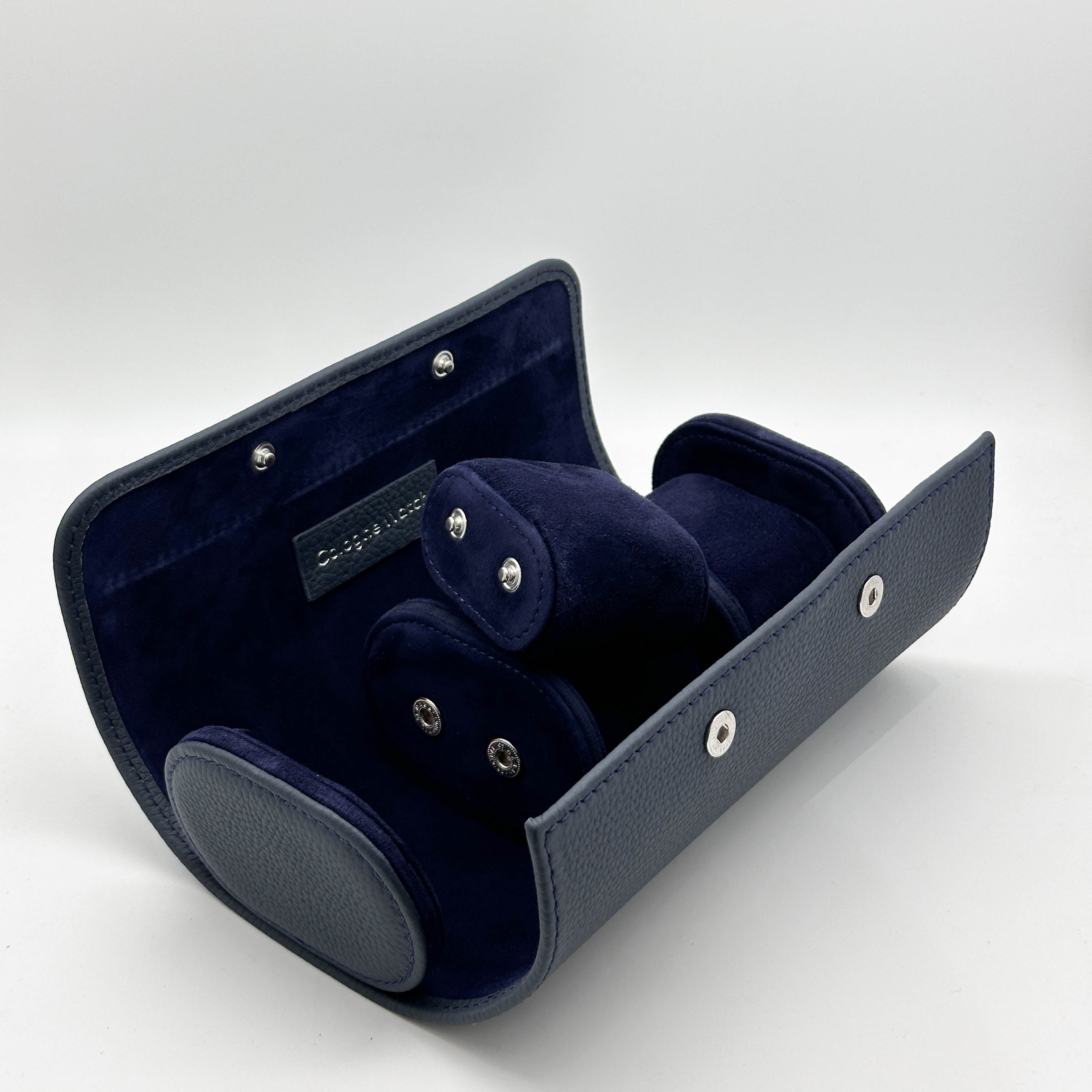 Watch Roll for 3 watches in Dark Blue