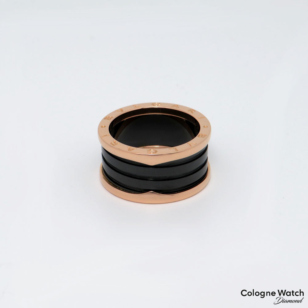 Bvlgari B-Zero 1 Ring mit Keramik in 750/18K Rosegold Gr. 60 mit Box