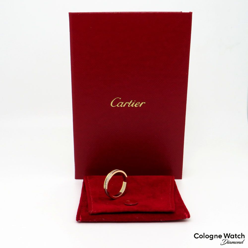 Cartier Trinity Vendôme Louis Ring mit 0,23ct Brillant in 750/18K Gold Gr. 52