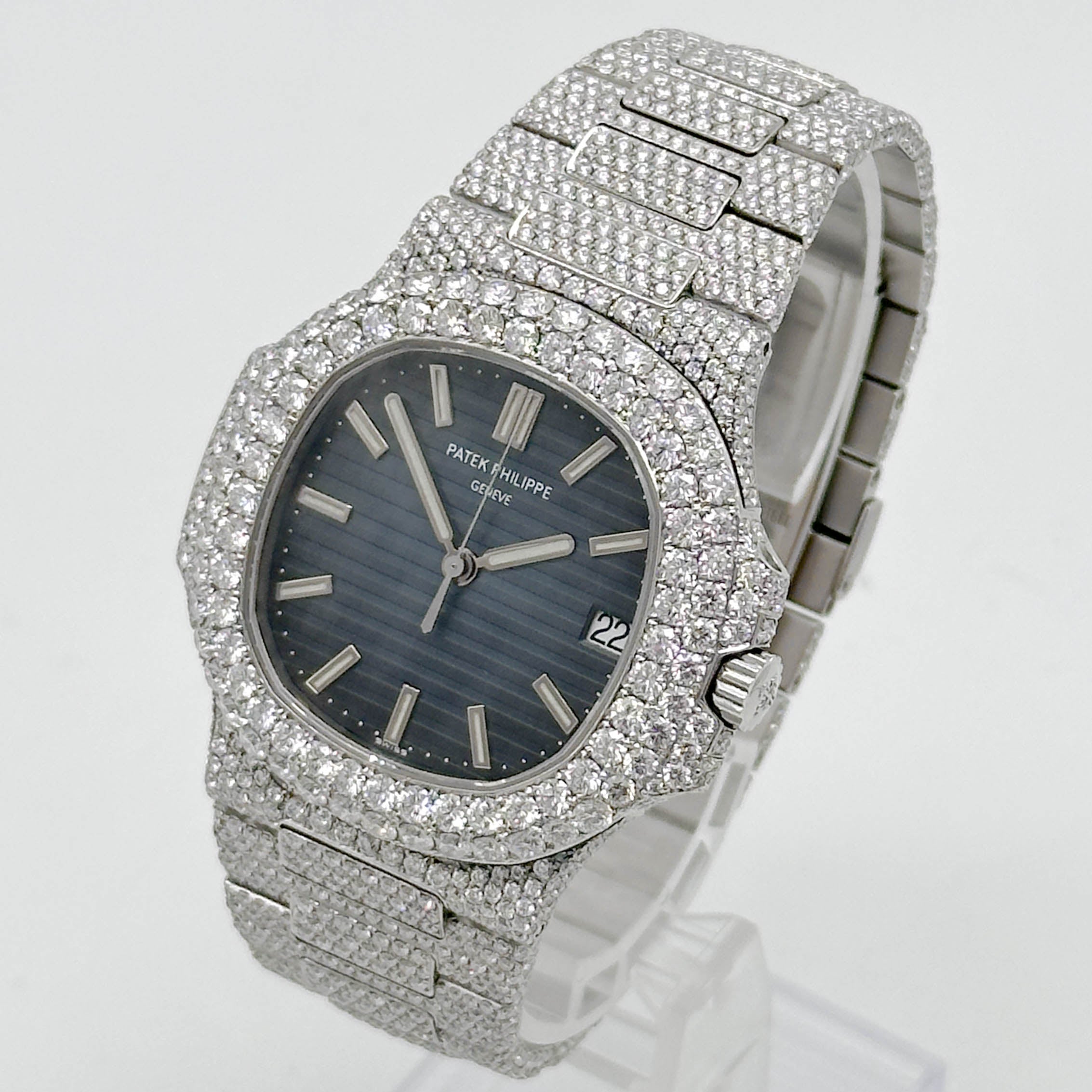 Patek Philippe Nautilus Steel Iced Out 5711/1A-001 - 2007 