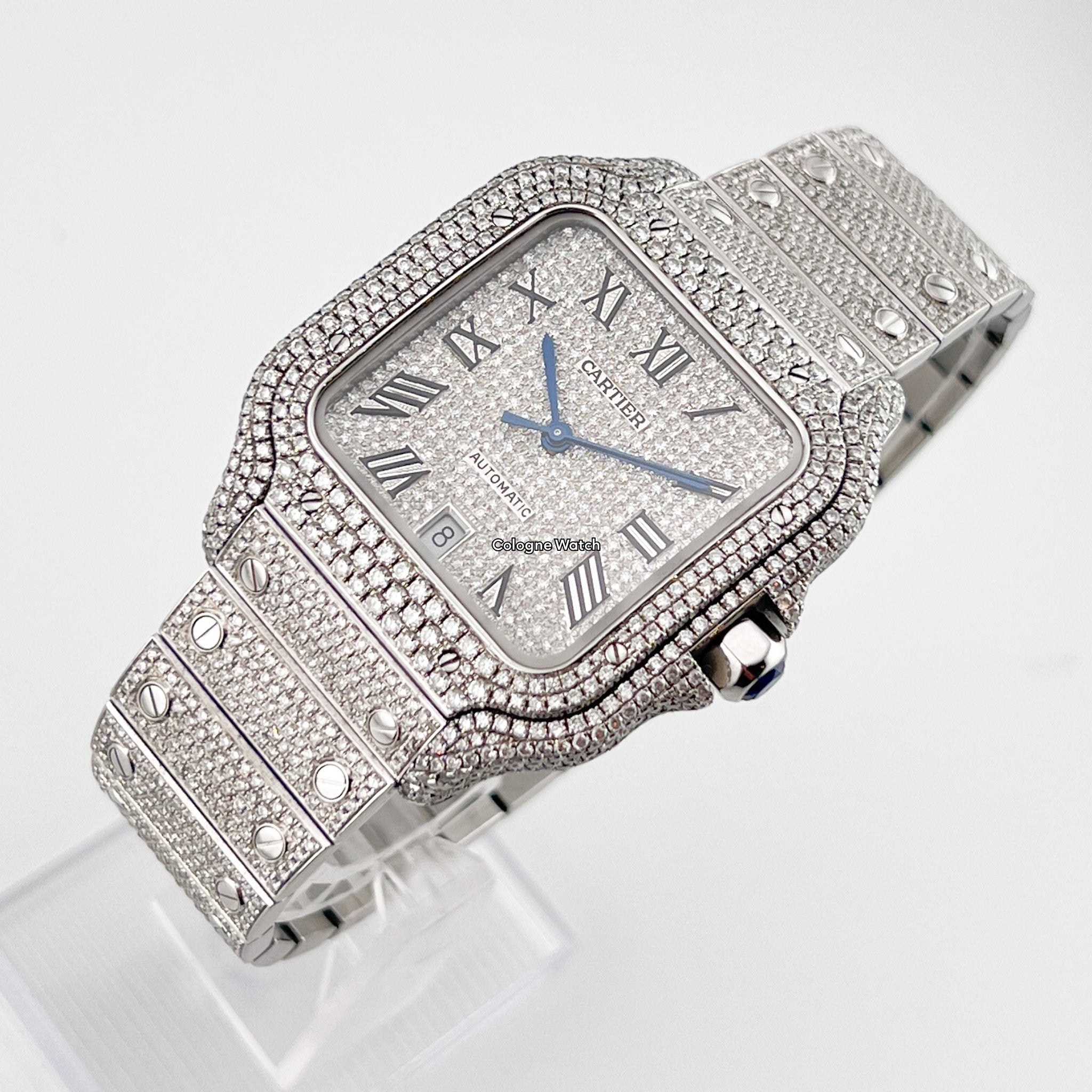 Cartier Santos Iced Out WSSA0018 - 2021