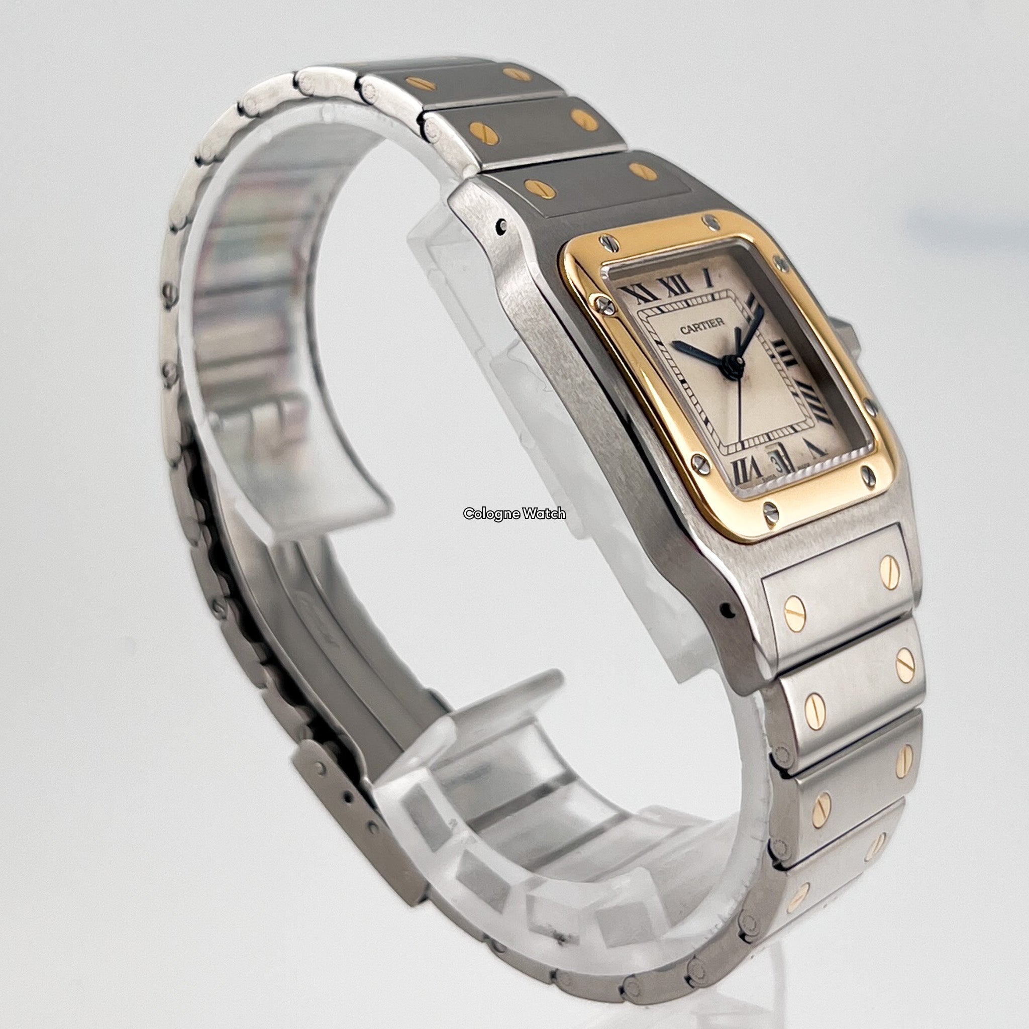 Cartier Santos Galbée Stahl/Gold - 187901