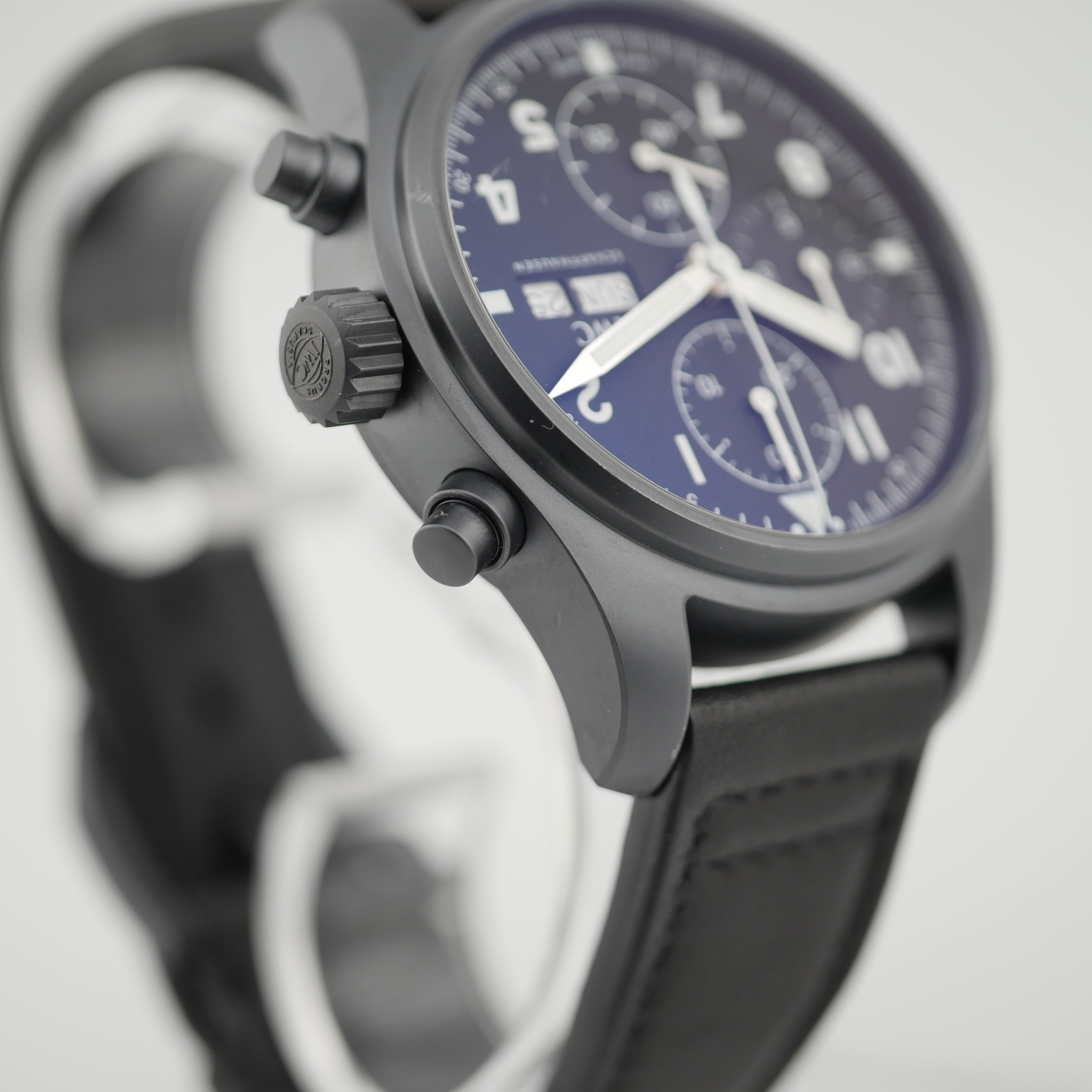 IWC Pilot's watch Chronograph Ceramic IW387905 "Tribute to 3705" - 2021