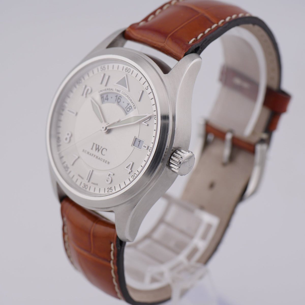 IWC Fliegeruhr Spitfire UTC Stahl IW325107