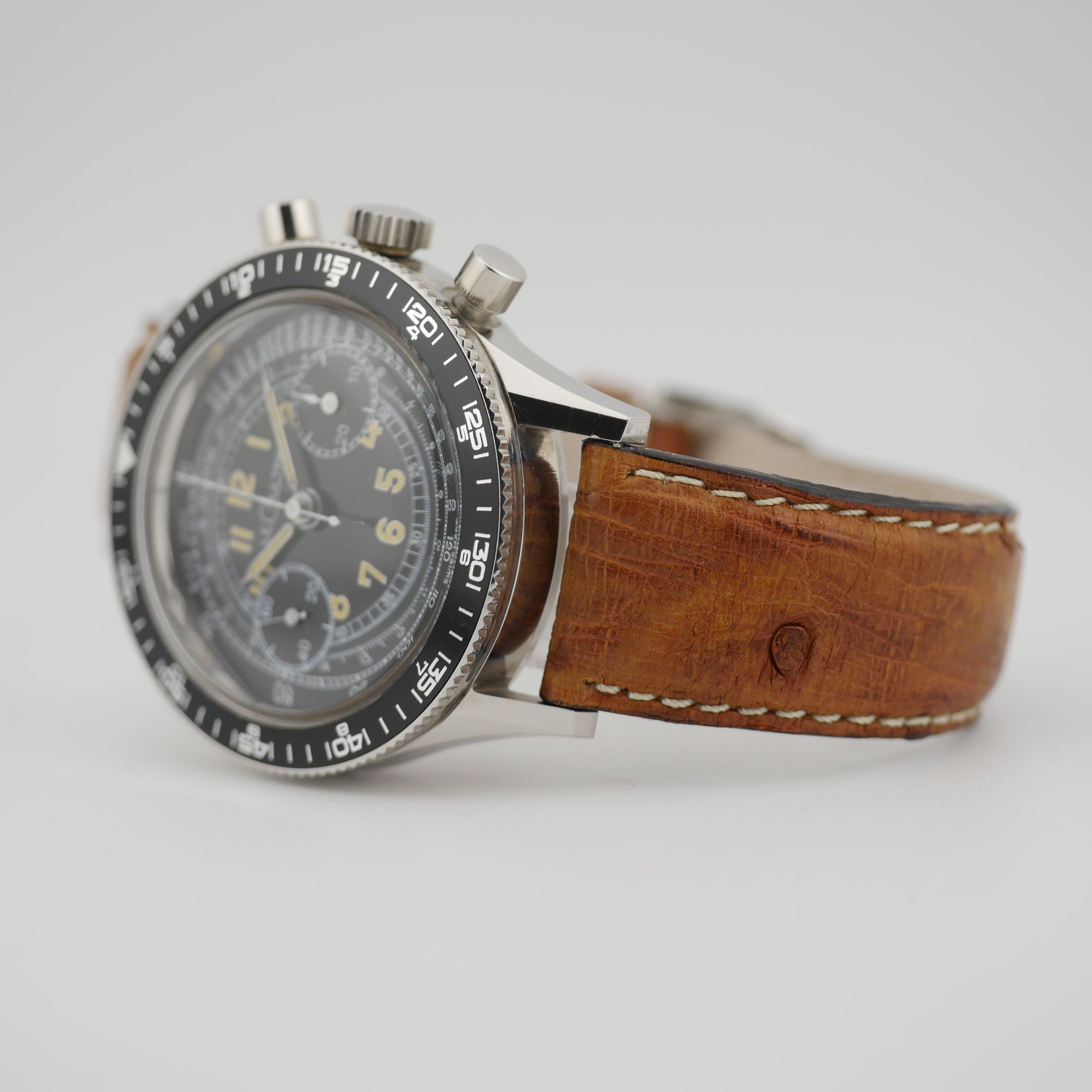 LeCoultre Chronograph Telemetre Stahl