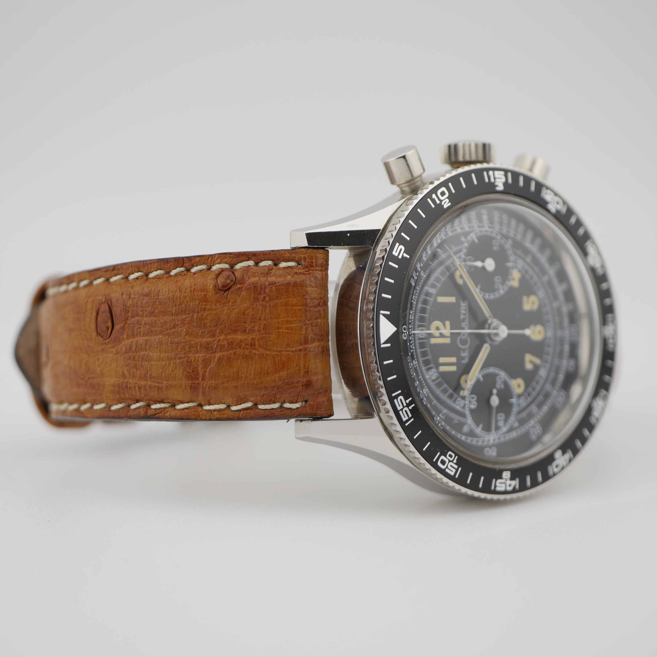 LeCoultre Chronograph Telemetre Stahl