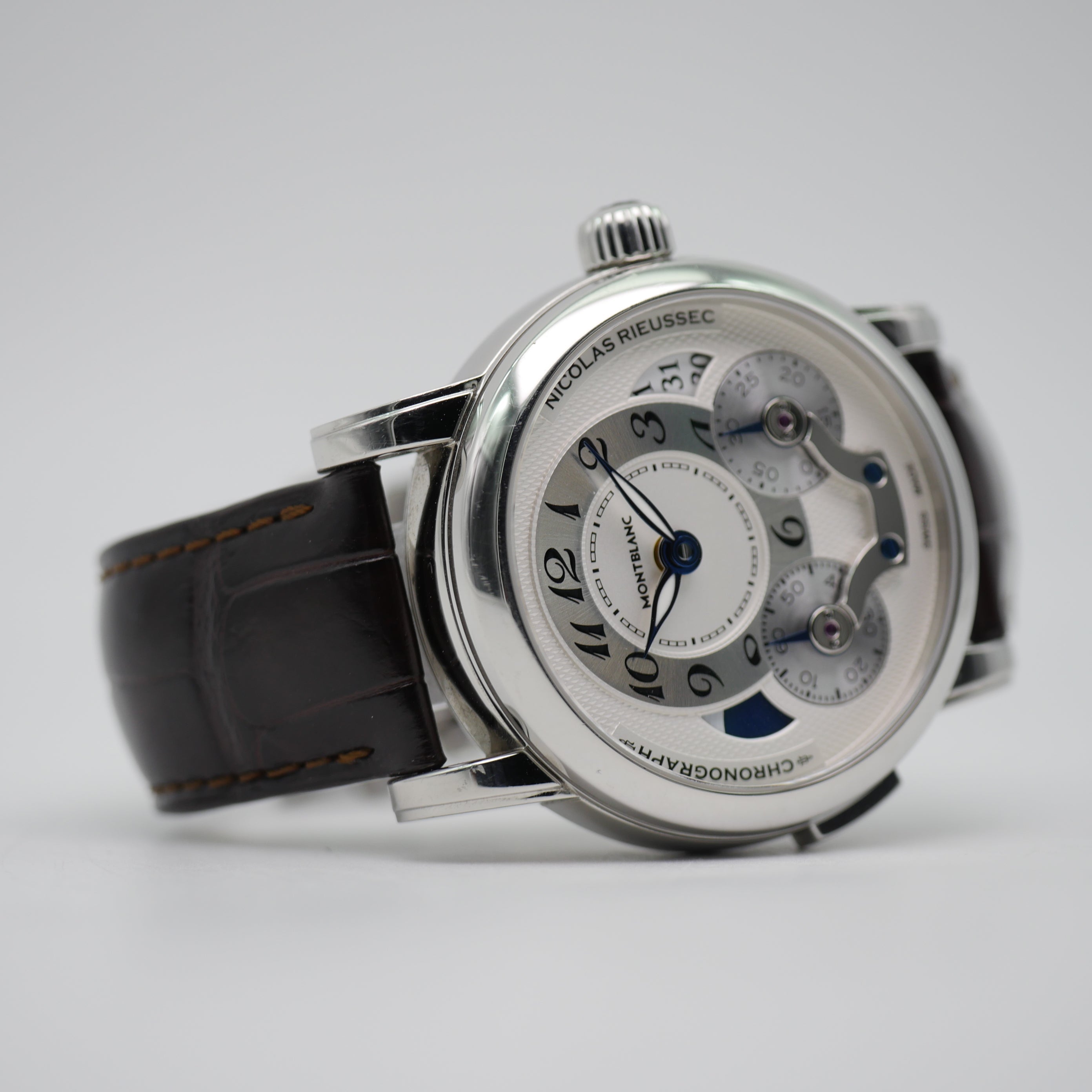 Montblanc Nicolas Rieussec Chronograph GMT Stahl 7138 - 2016