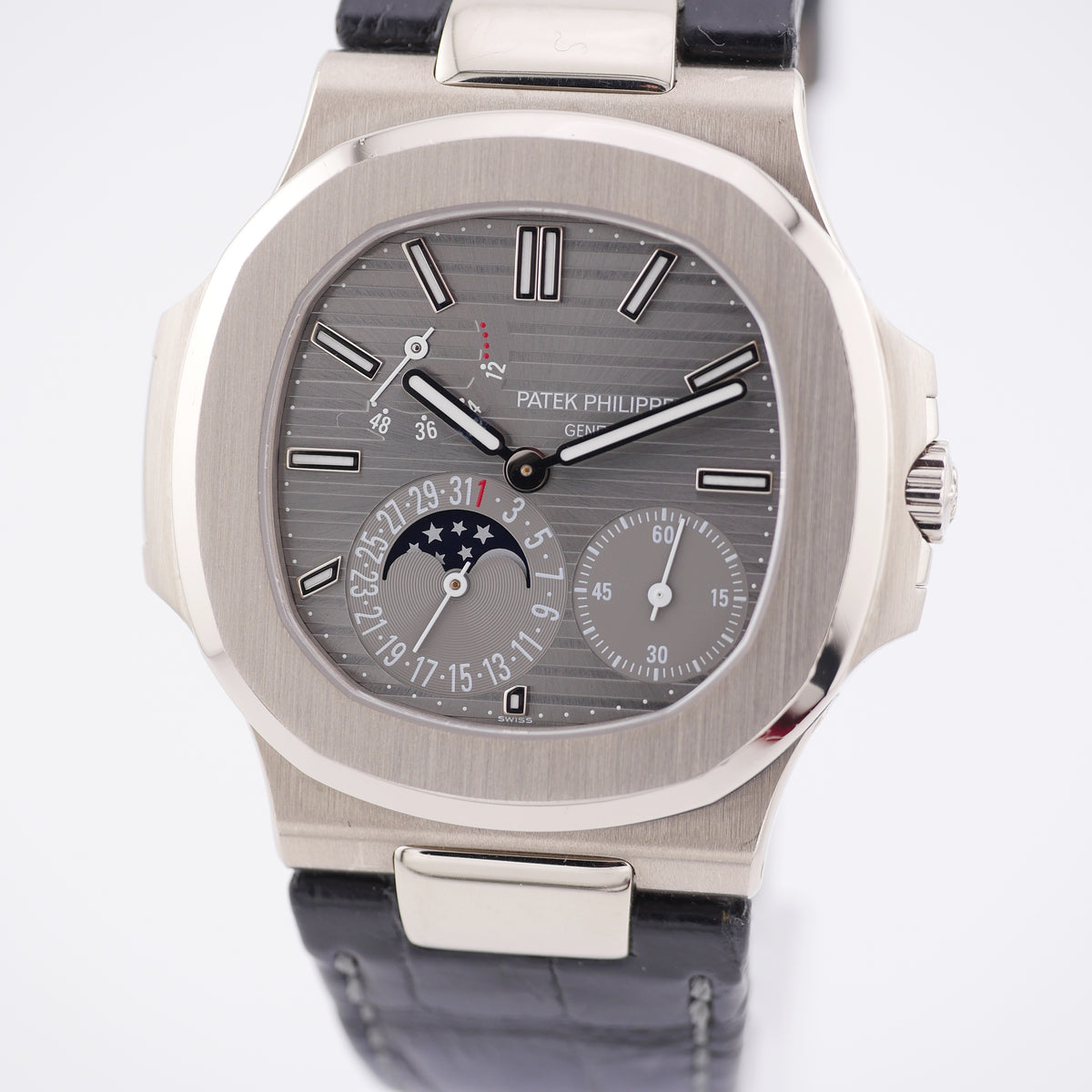 Patek Philippe Nautilus 5712G-001 Moondphase Weißgold - 2014
