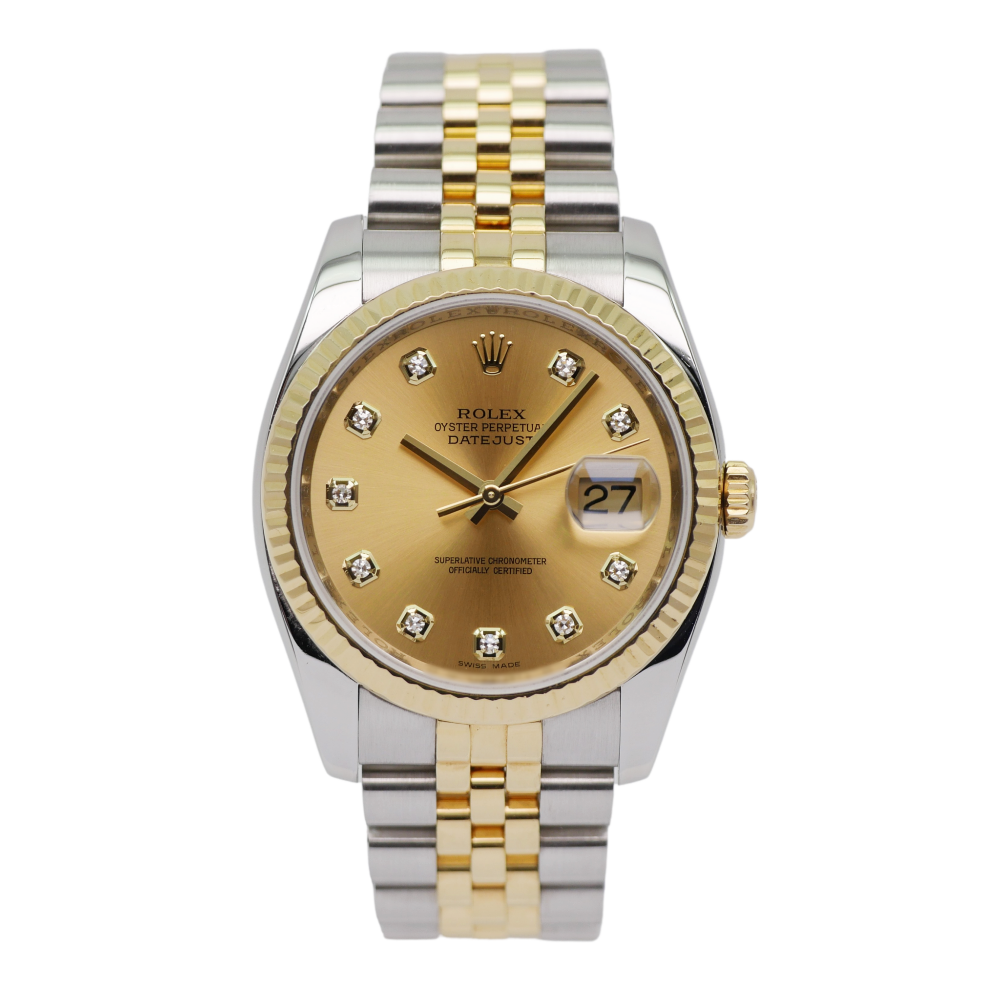 Rolex Datejust 36 Stahl/Gelbgold 116233 - 2013