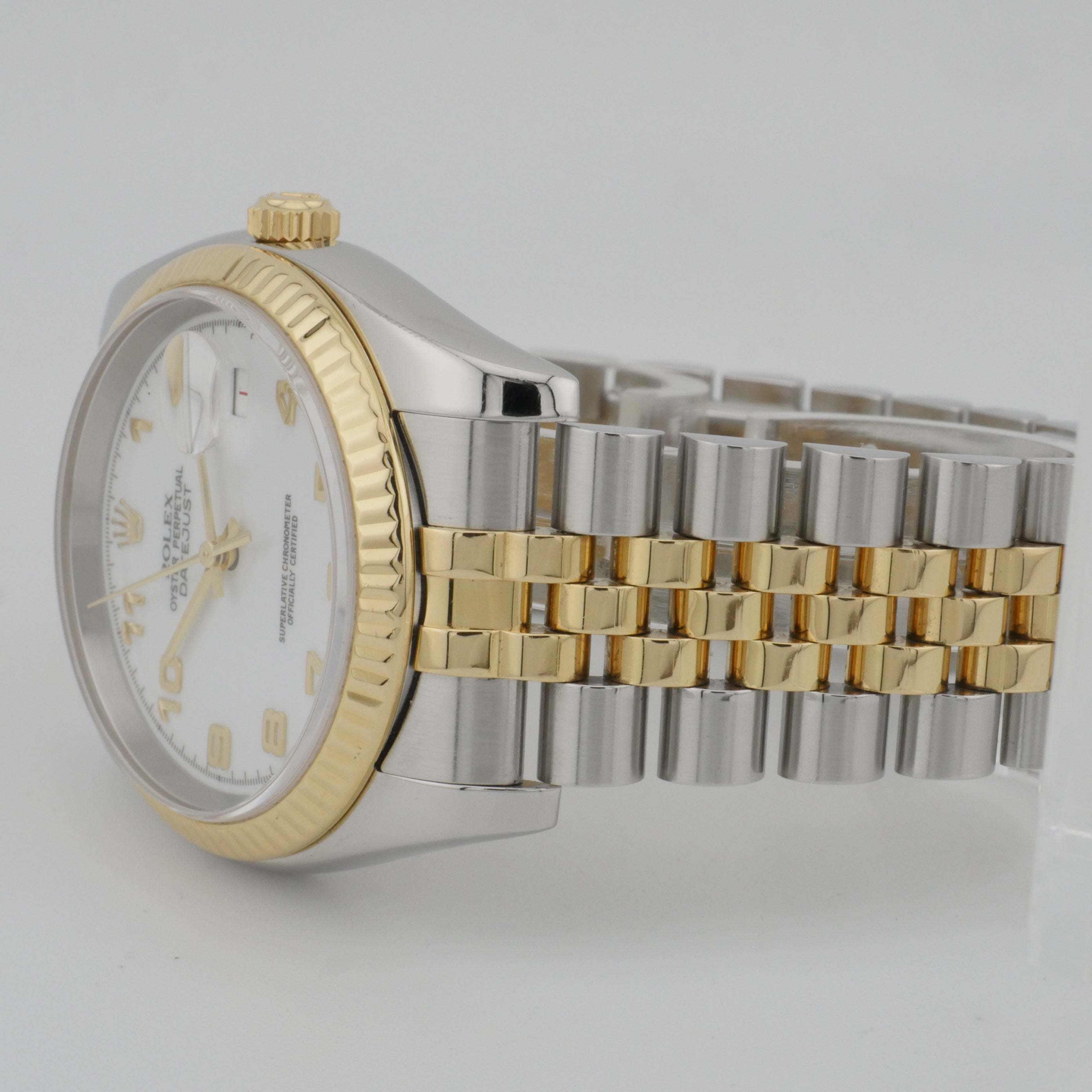 Rolex Datejust 36mm Stahl / Gelbgold 116233 - 2004 "Rolex Service-Card 12/2022"